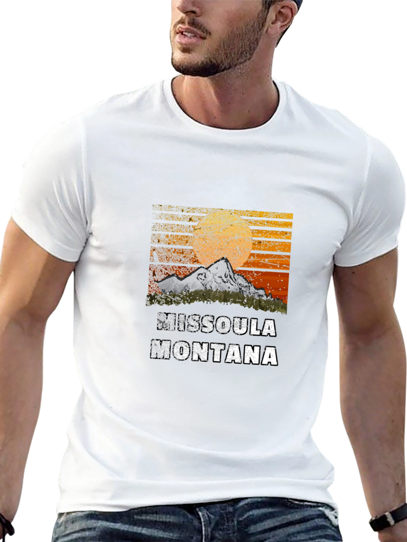 Missoula Montana Mountain Graphic Tee