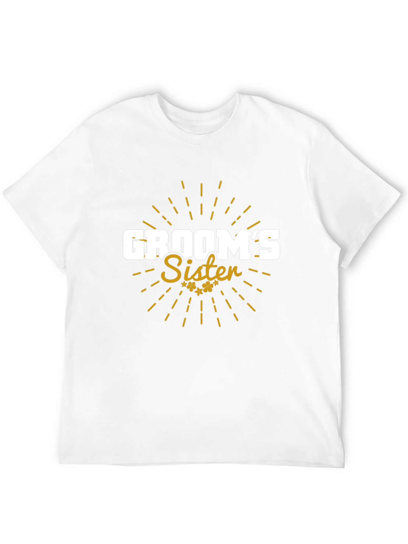 Grooms Sister Graphic T-Shirt - Wedding Party