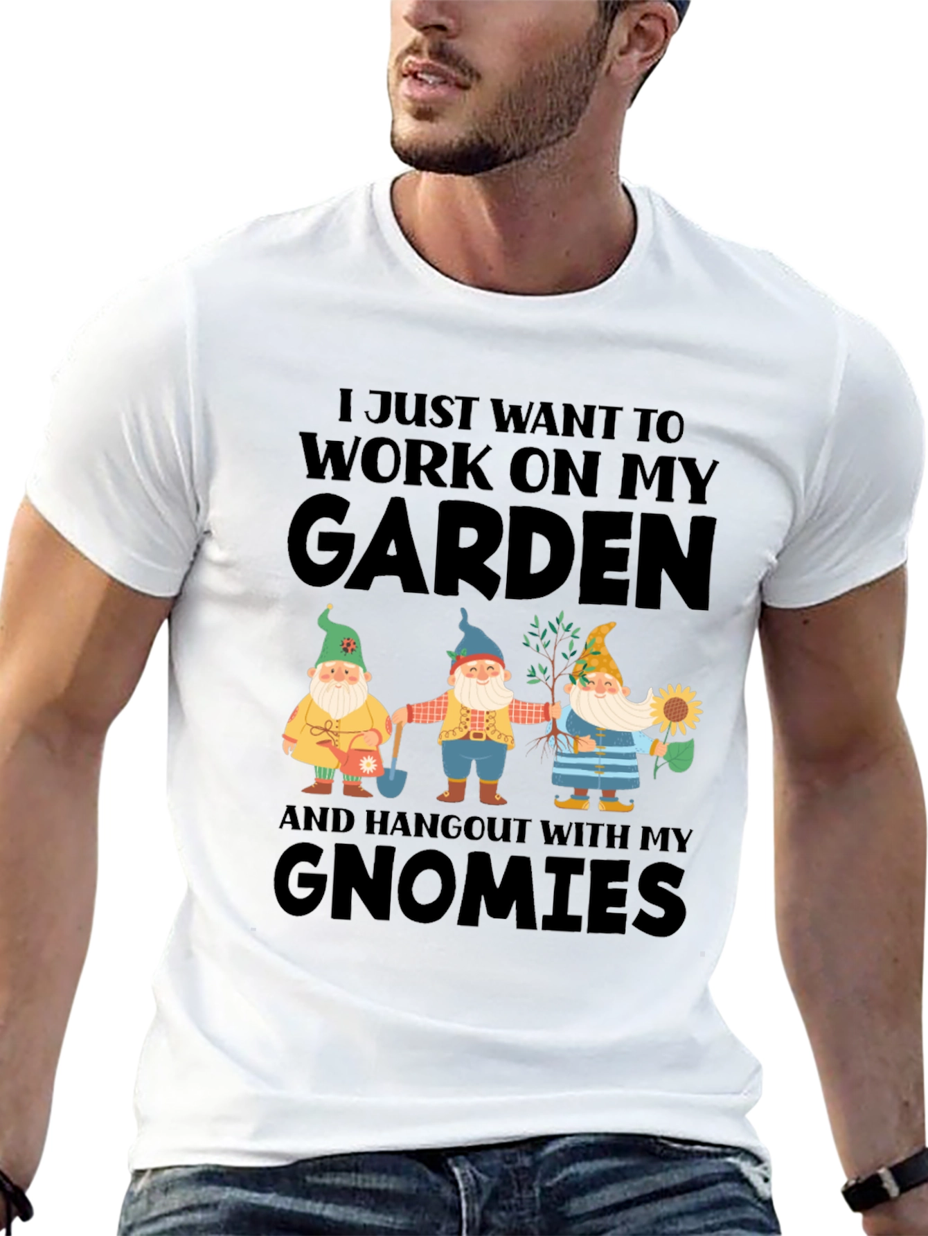Garden Gnome Graphic Tee