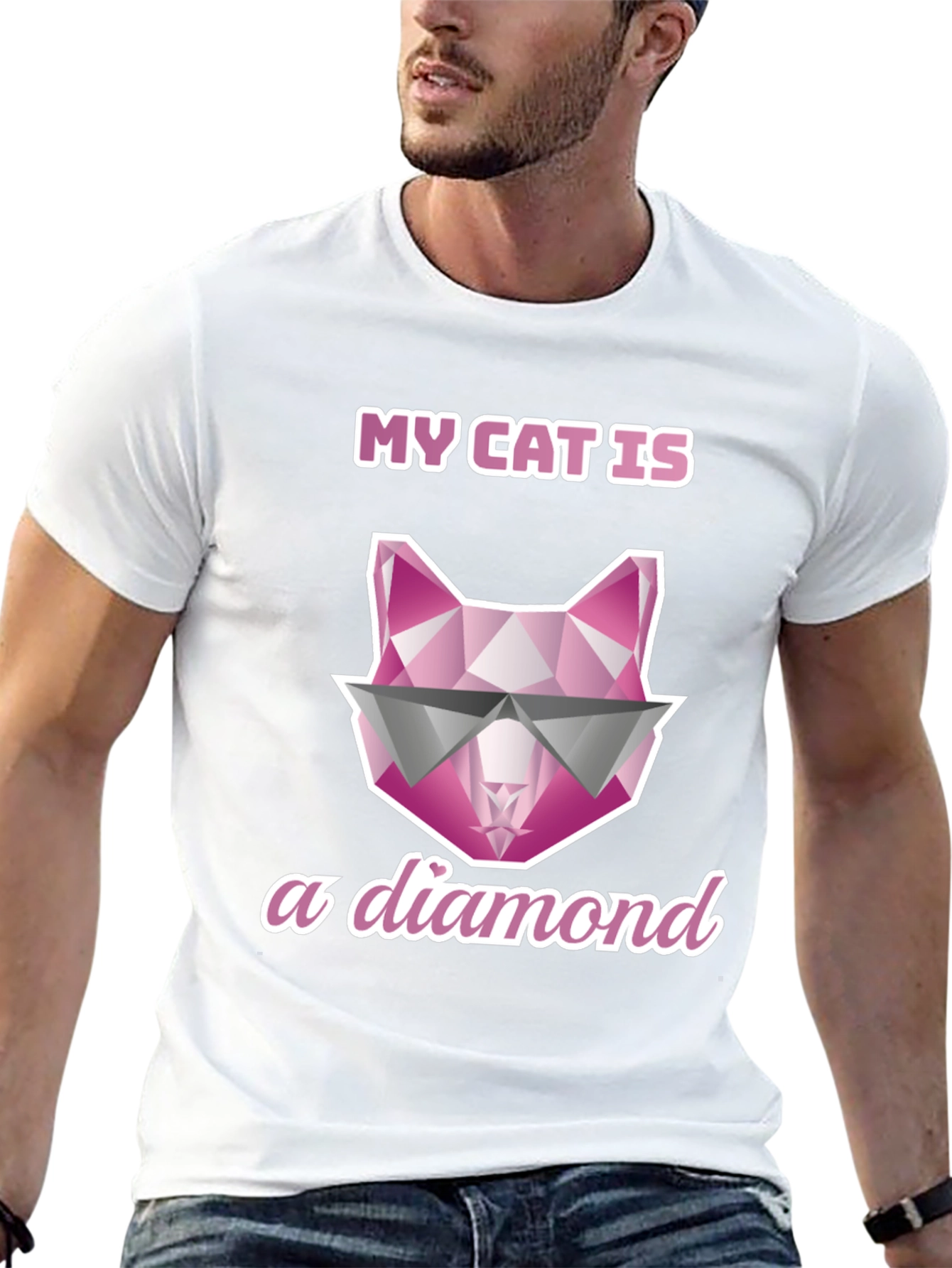 My Cat Is A Diamond Graphic Tee