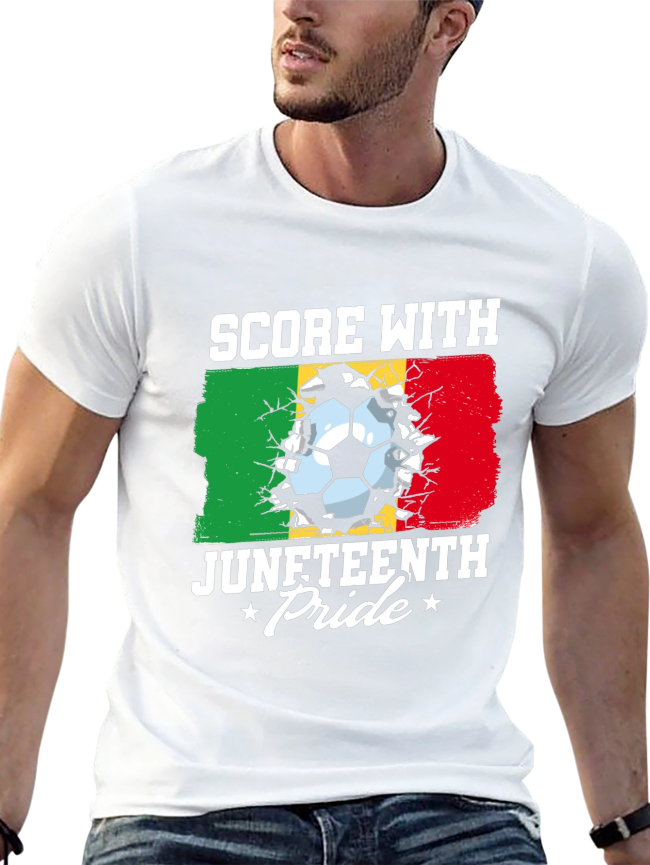 Juneteenth Pride Soccer T-Shirt
