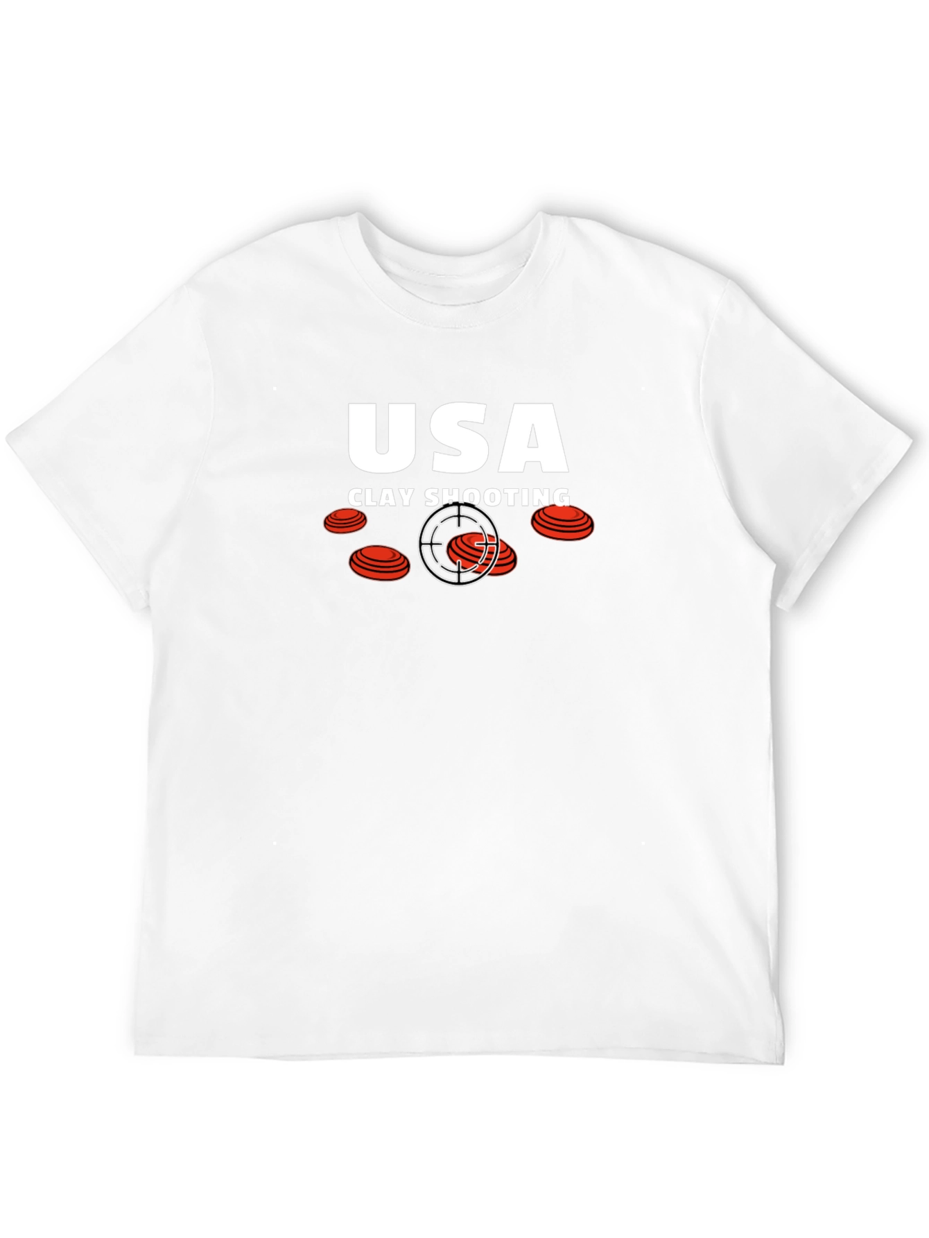 USA Clay Shooting T-Shirt - Target Practice Tee