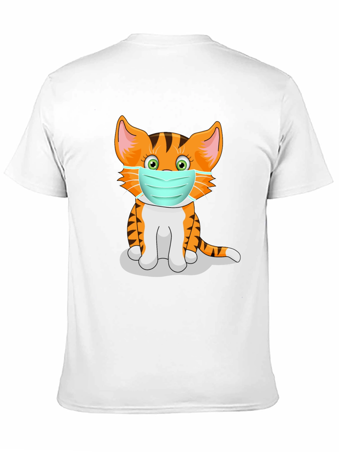 Masked Cat Graphic Tee - Unisex