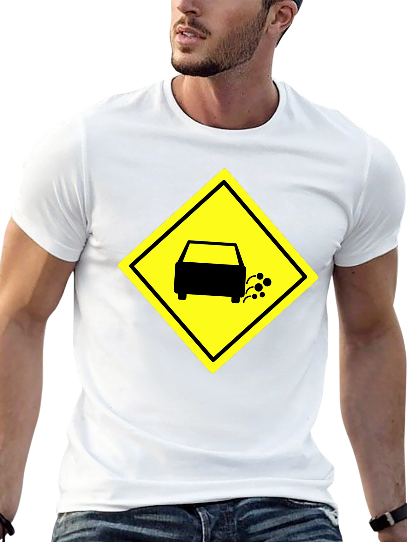 Funny Exhaust Fumes Car Humor Black T-Shirt