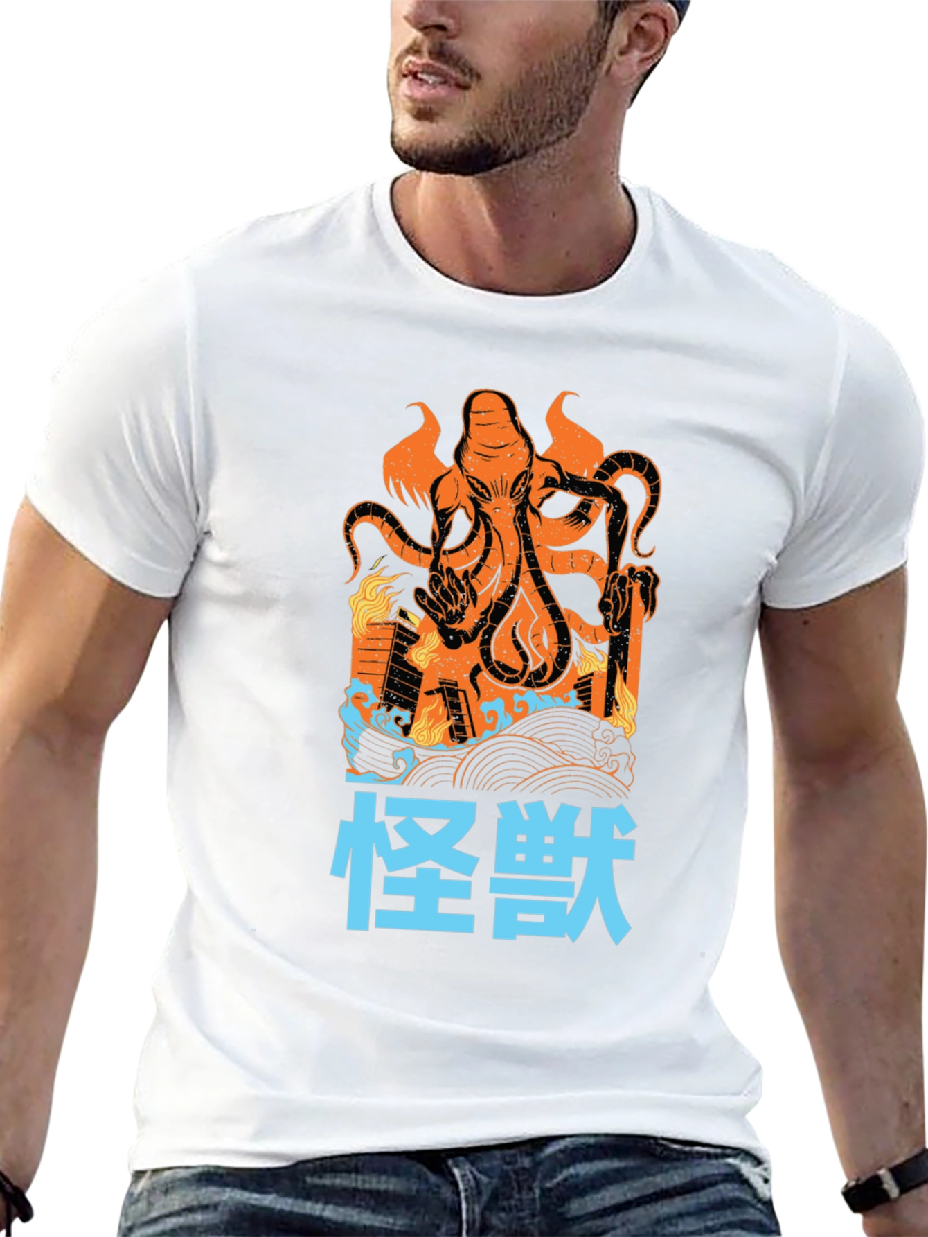 Kaiju Octopus T-Shirt - Urban Style