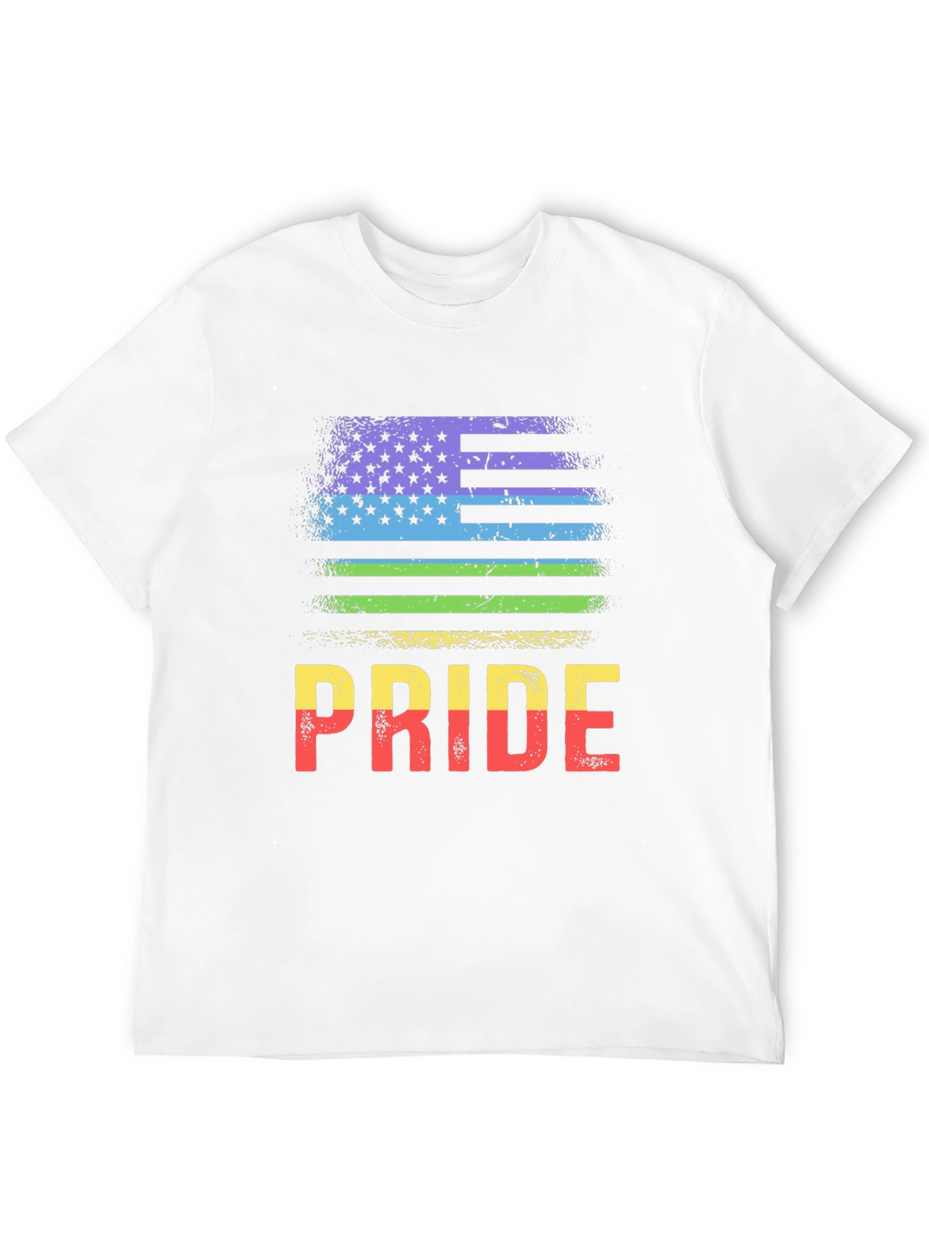 Pride Flag T-Shirt - LGBTQ+ Rainbow Tee
