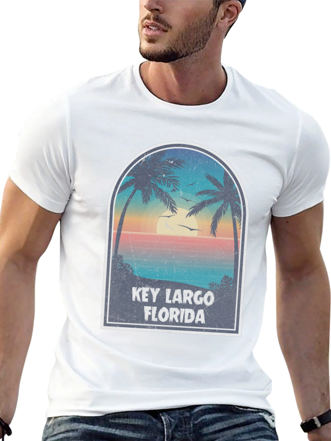 Key Largo Florida Graphic T-Shirt