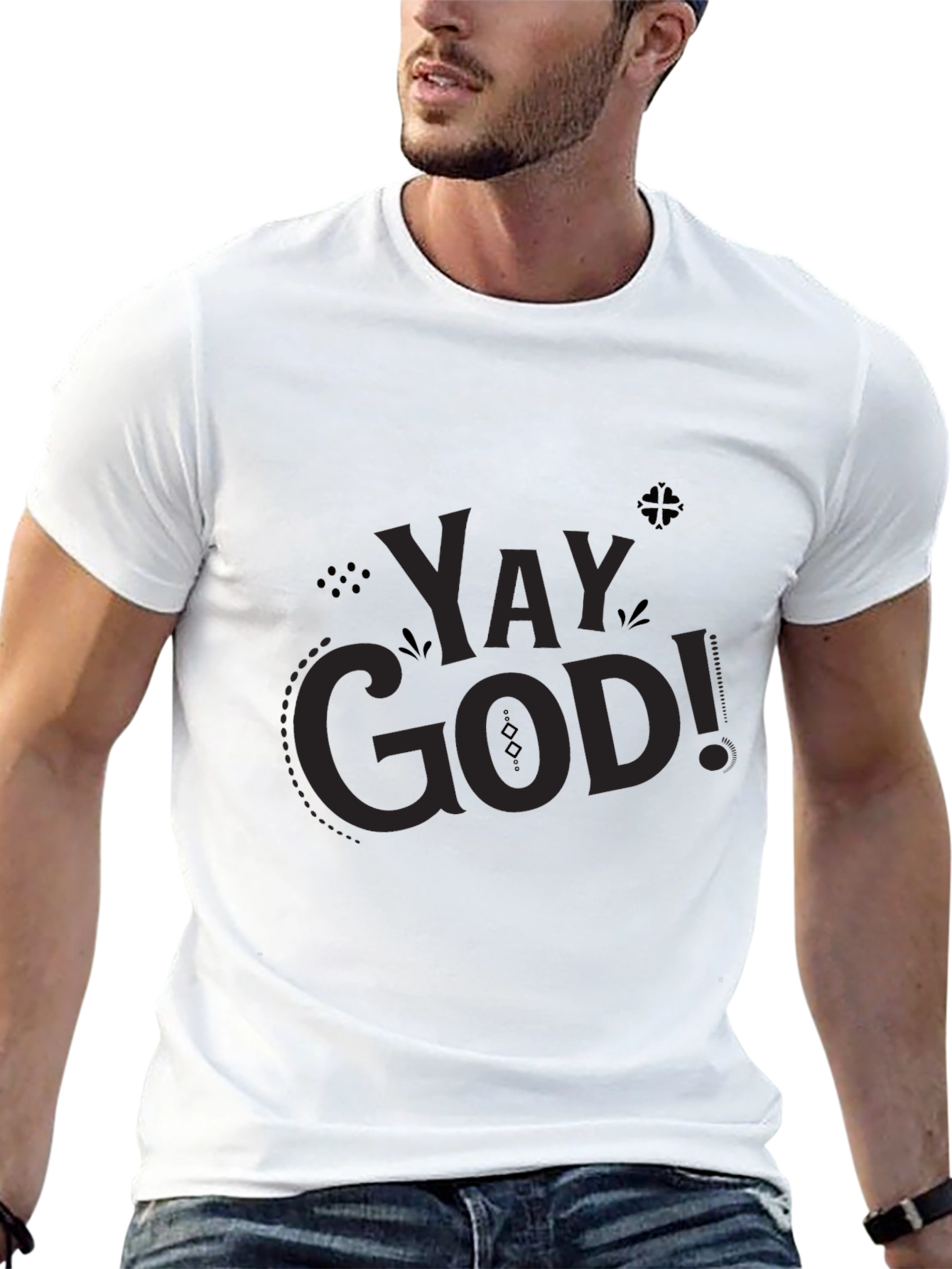 Yay God! Black T-Shirt