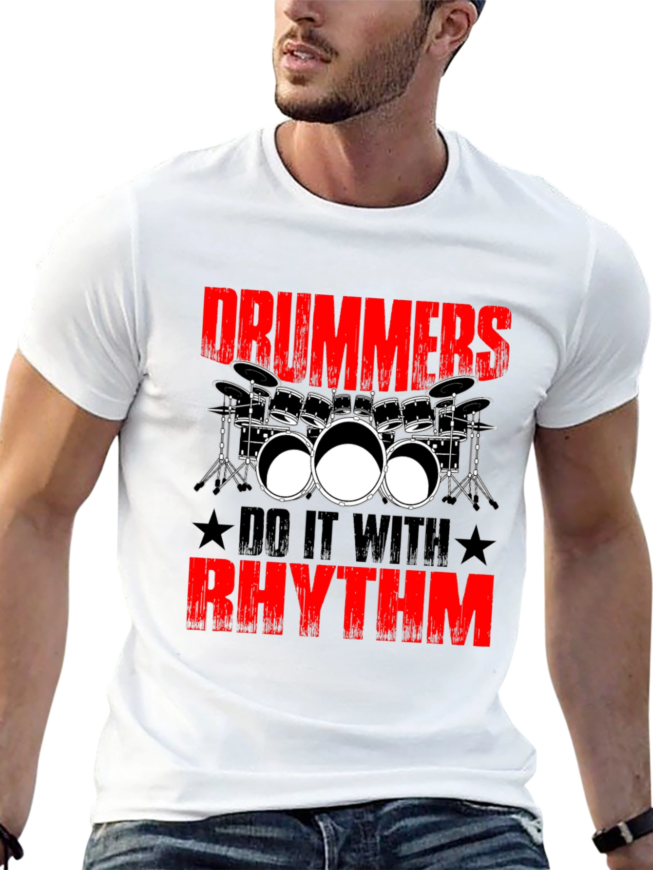 Drummers Do It With Rhythm Graphic T-Shirt