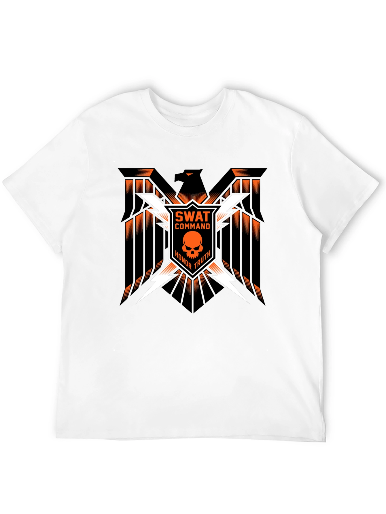 SWAT Command Skull Graphic Tee