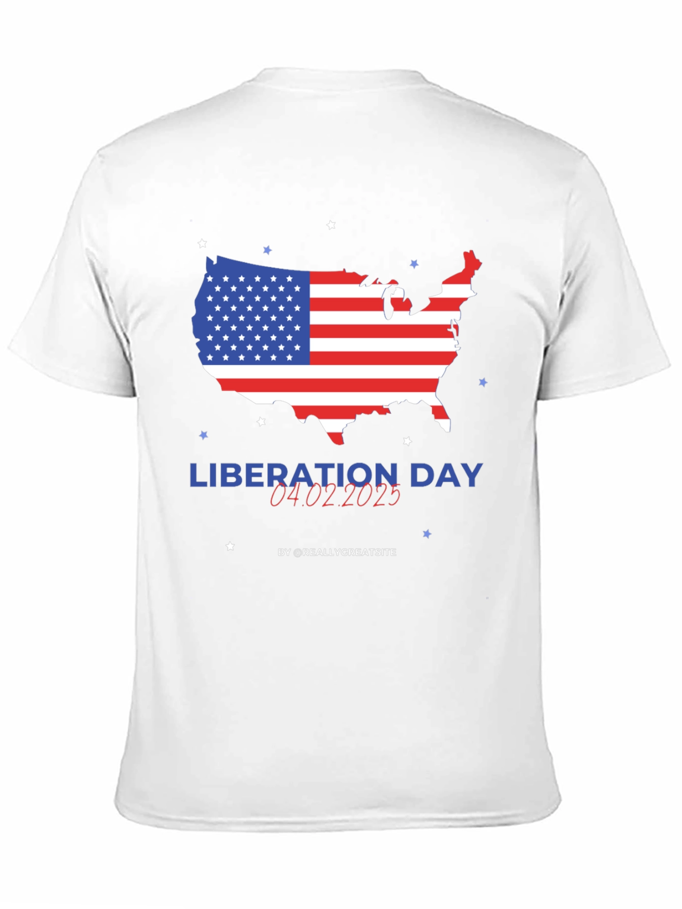 Liberation Day USA Map T-Shirt