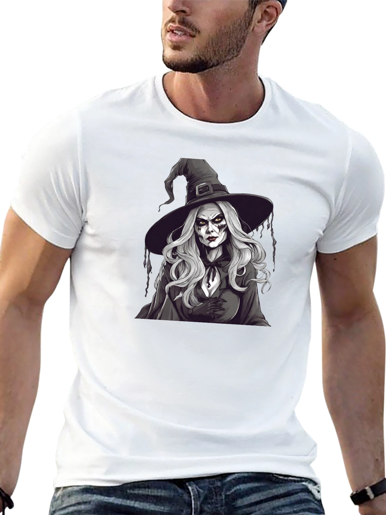 Witch Graphic Print T-Shirt