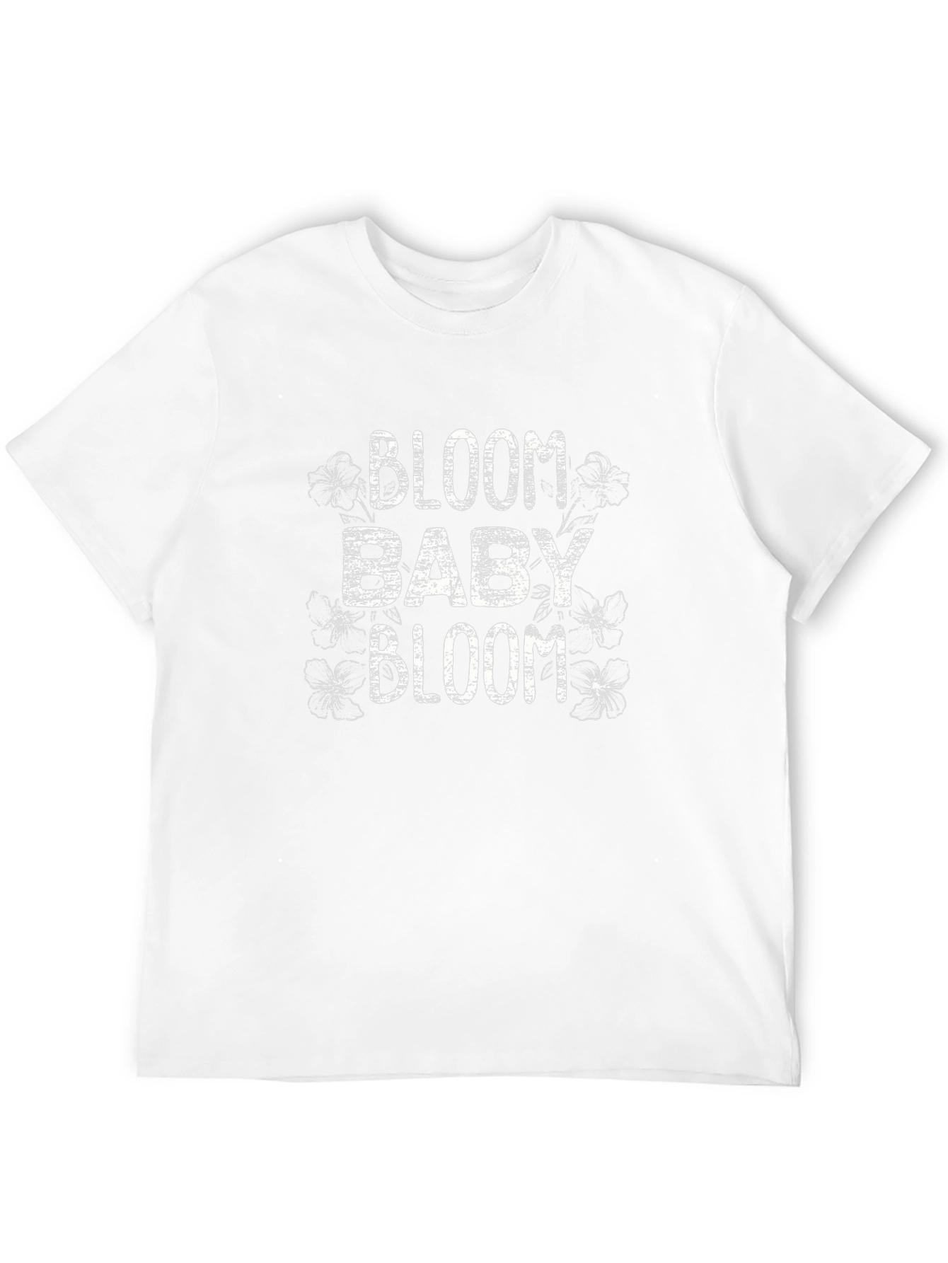 Bloom Baby Bloom Graphic Tee - Black Cotton T-Shirt