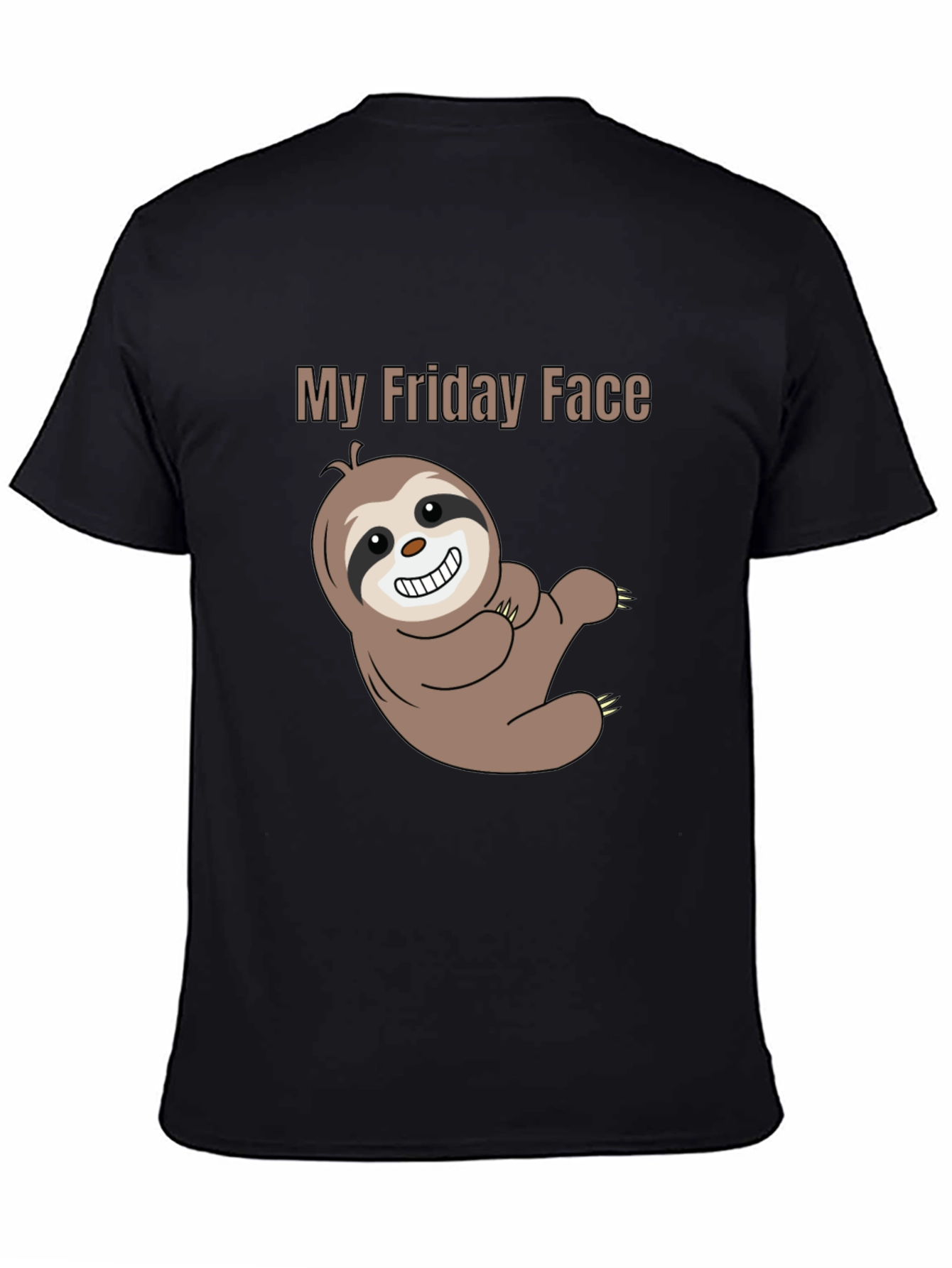 Funny Sloth Friday Face T-Shirt