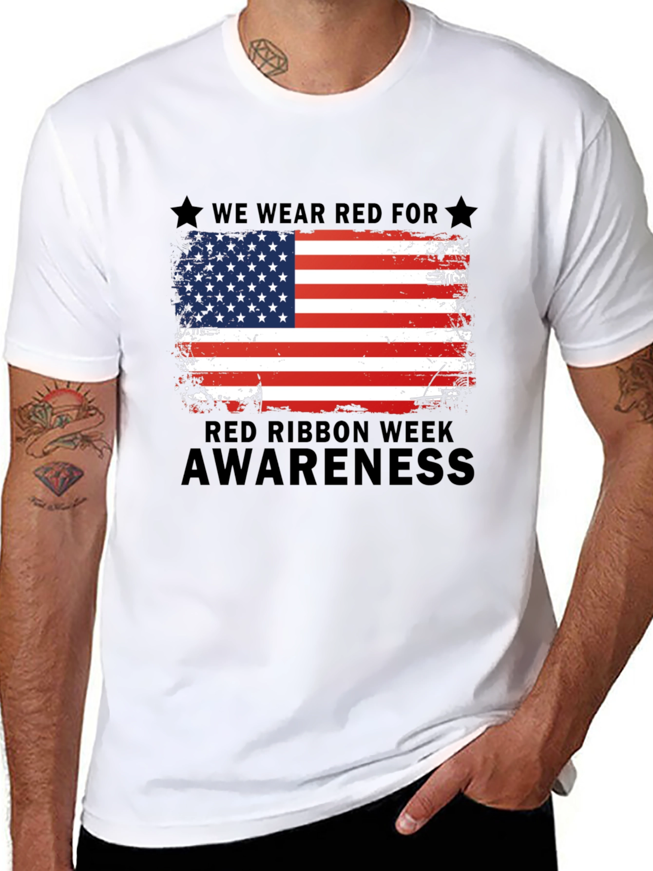 Red Ribbon Week Awareness Tee