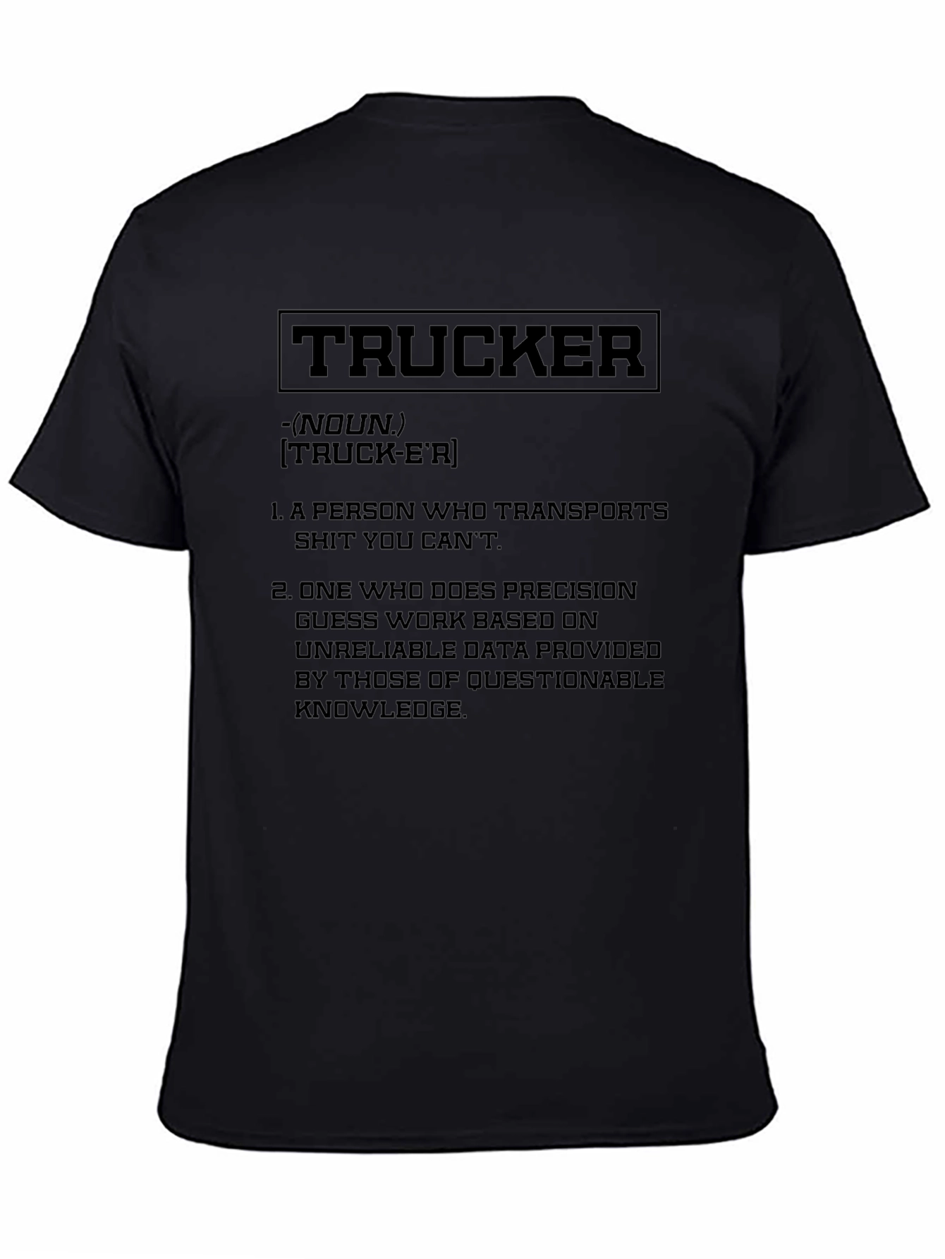Trucker Definition Graphic T-Shirt