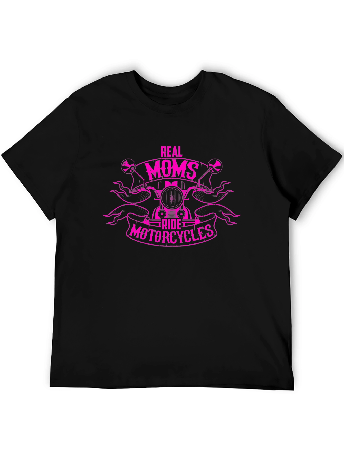 Real Moms Ride Motorcycles Graphic Tee
