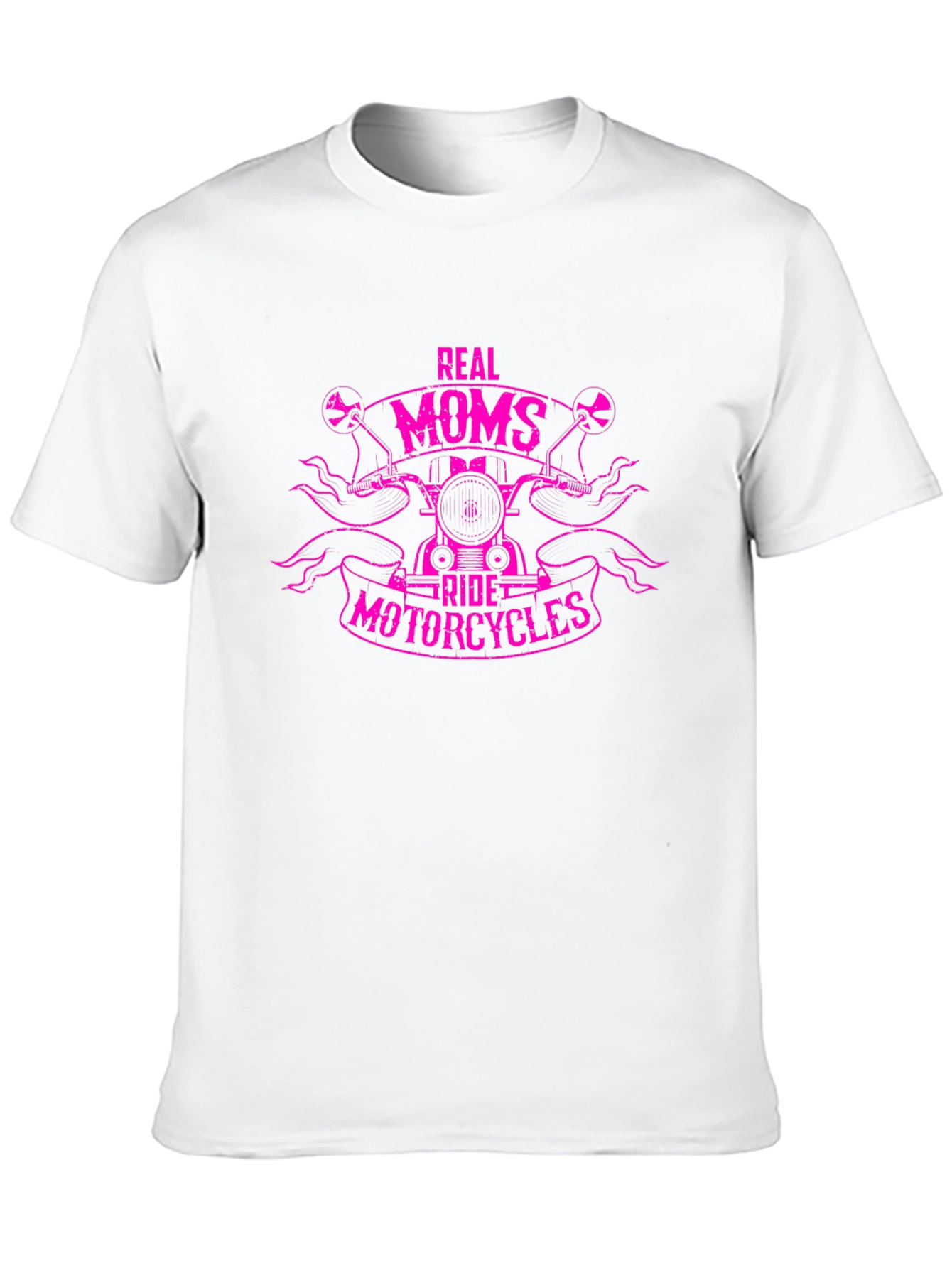 Real Moms Ride Motorcycles Graphic Tee