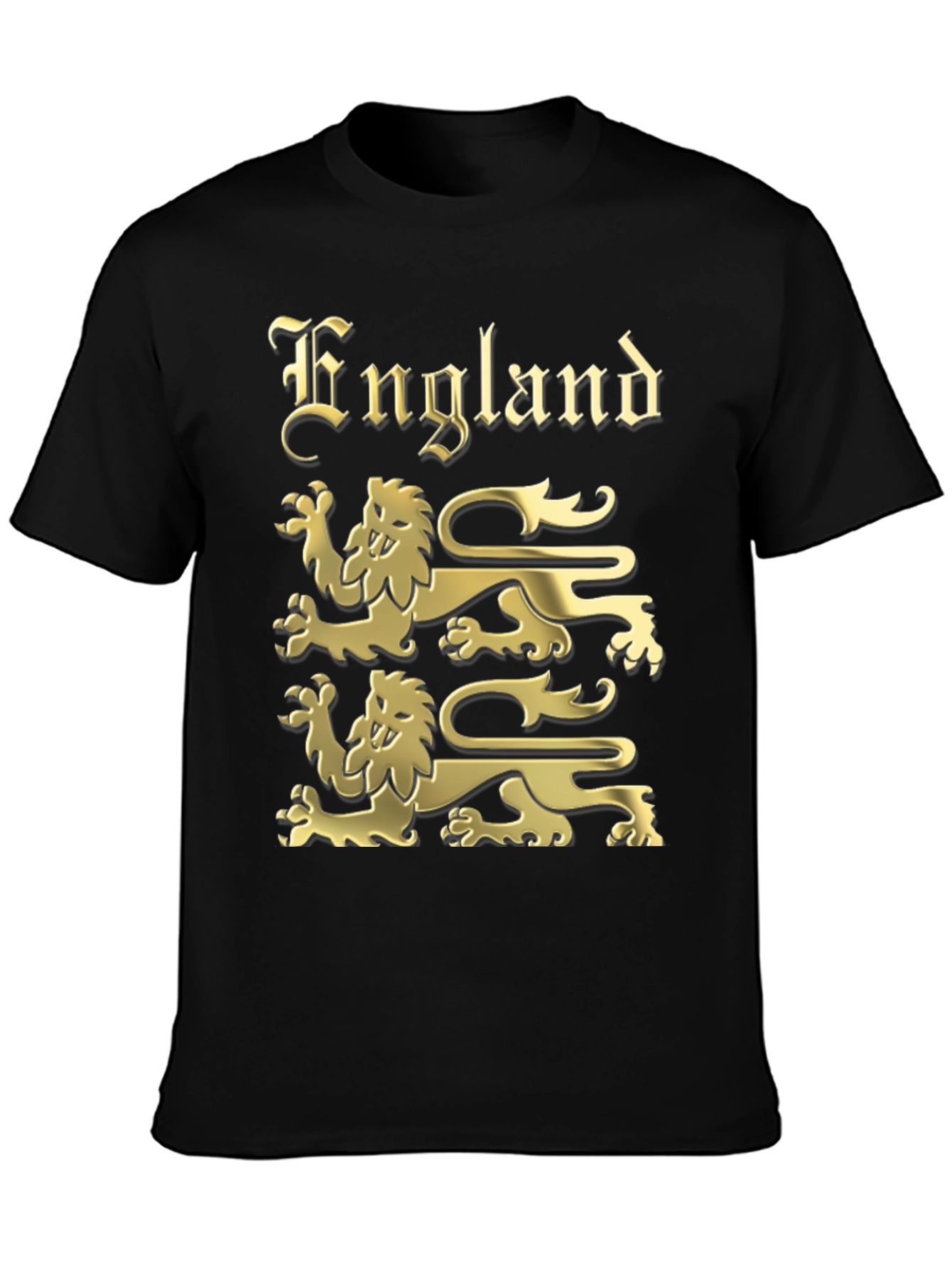 England Lions Black T-Shirt