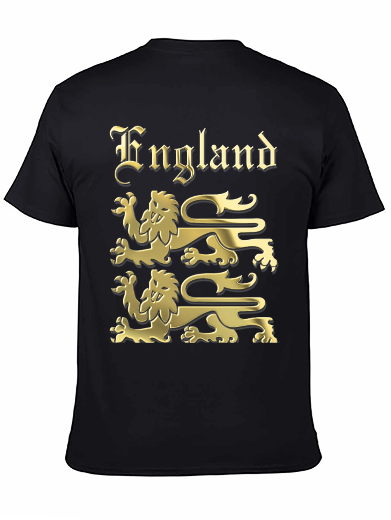England Lions Black T-Shirt