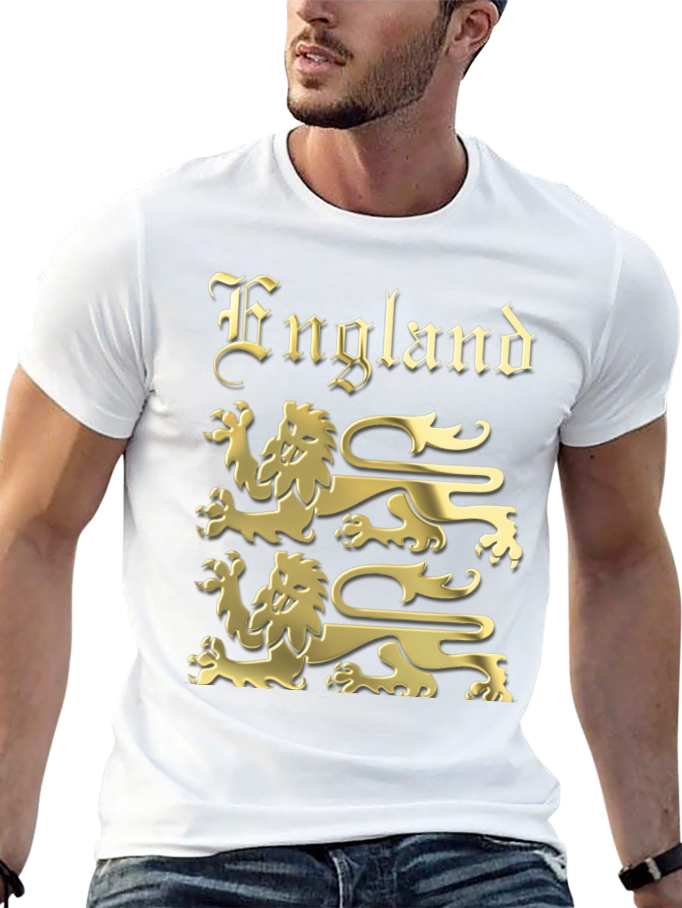 England Lions Black T-Shirt