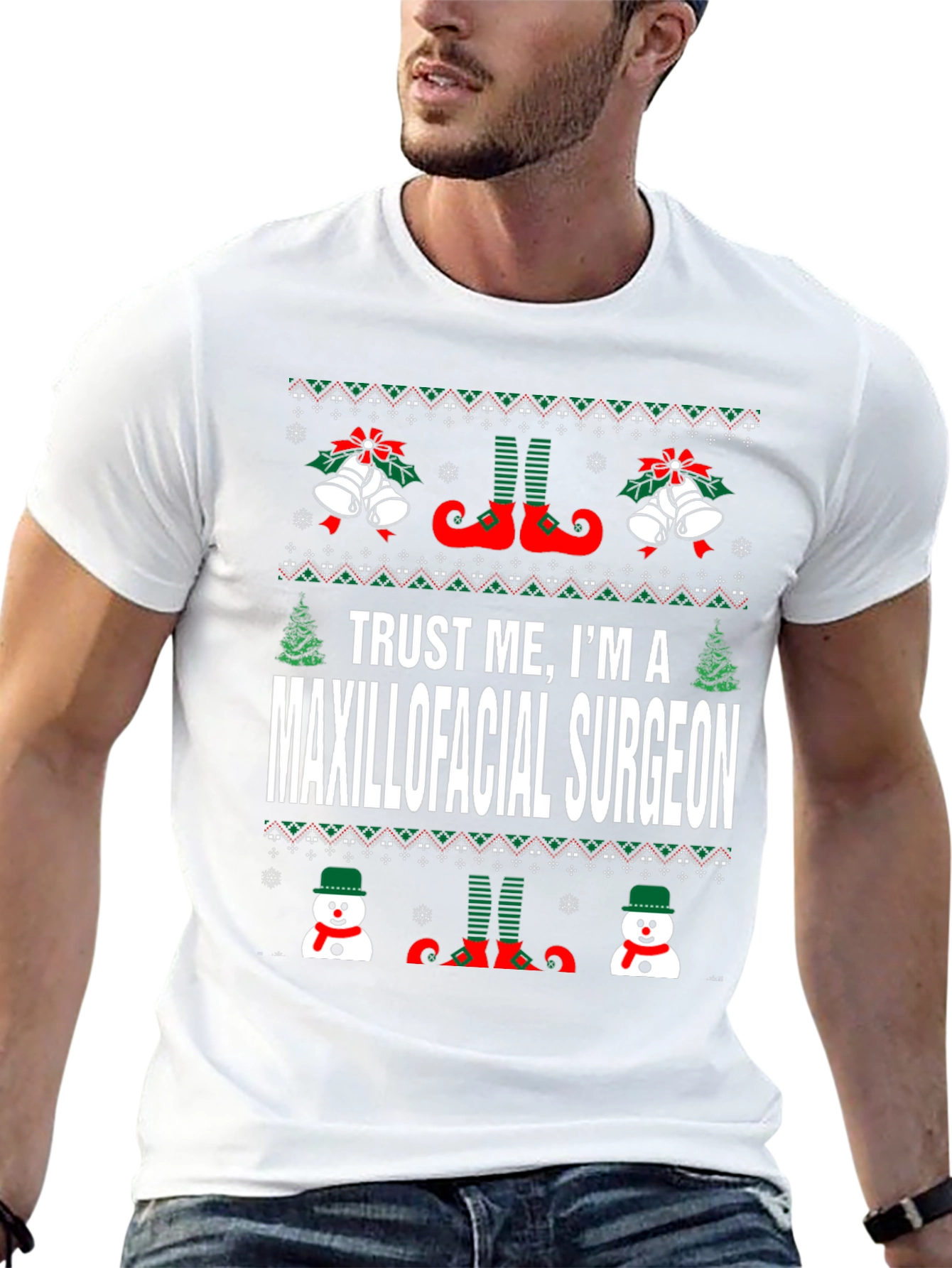 Trust Me Im a Maxillofacial Surgeon Christmas T-Shirt