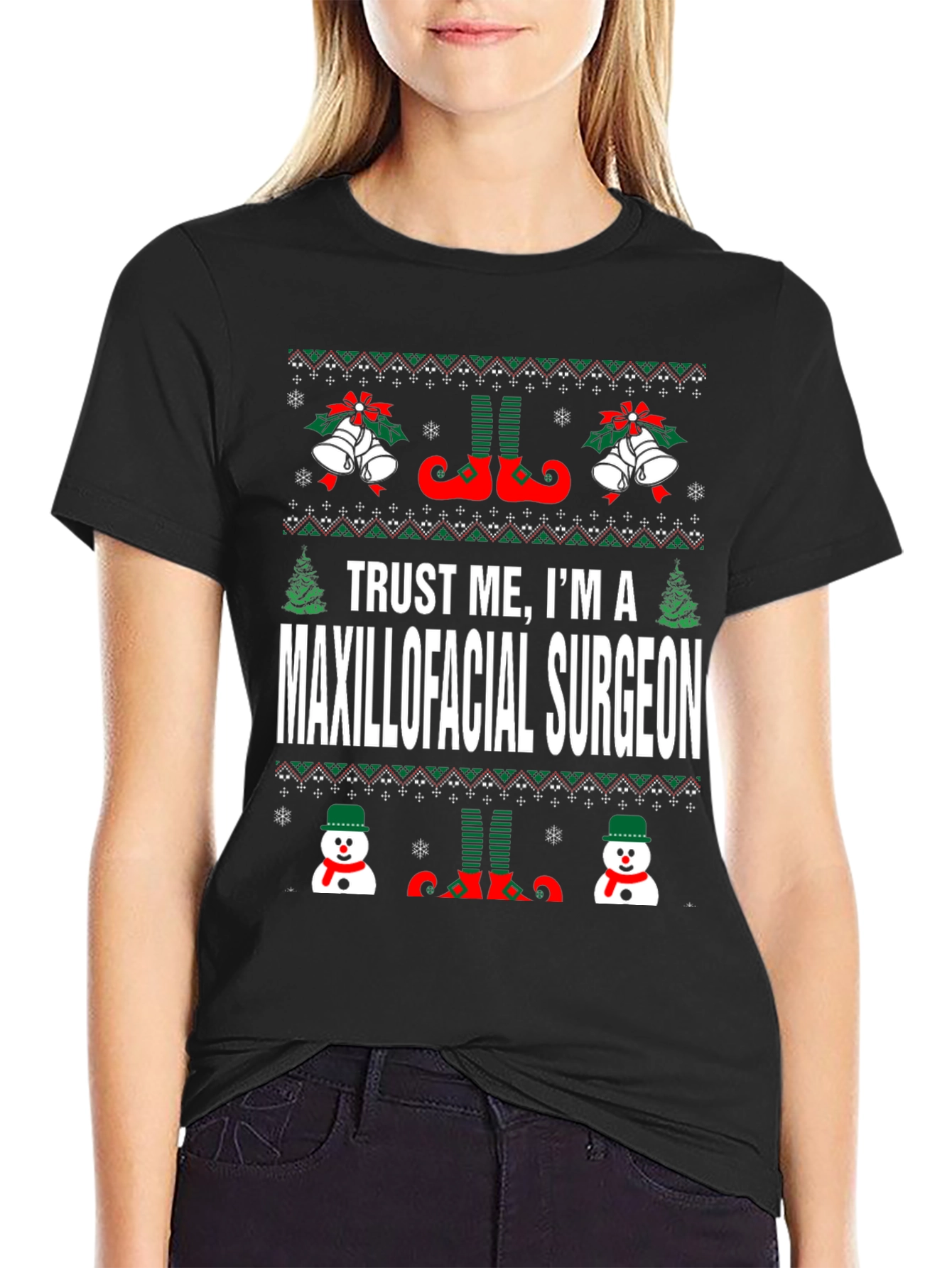 Trust Me Im a Maxillofacial Surgeon Christmas T-Shirt