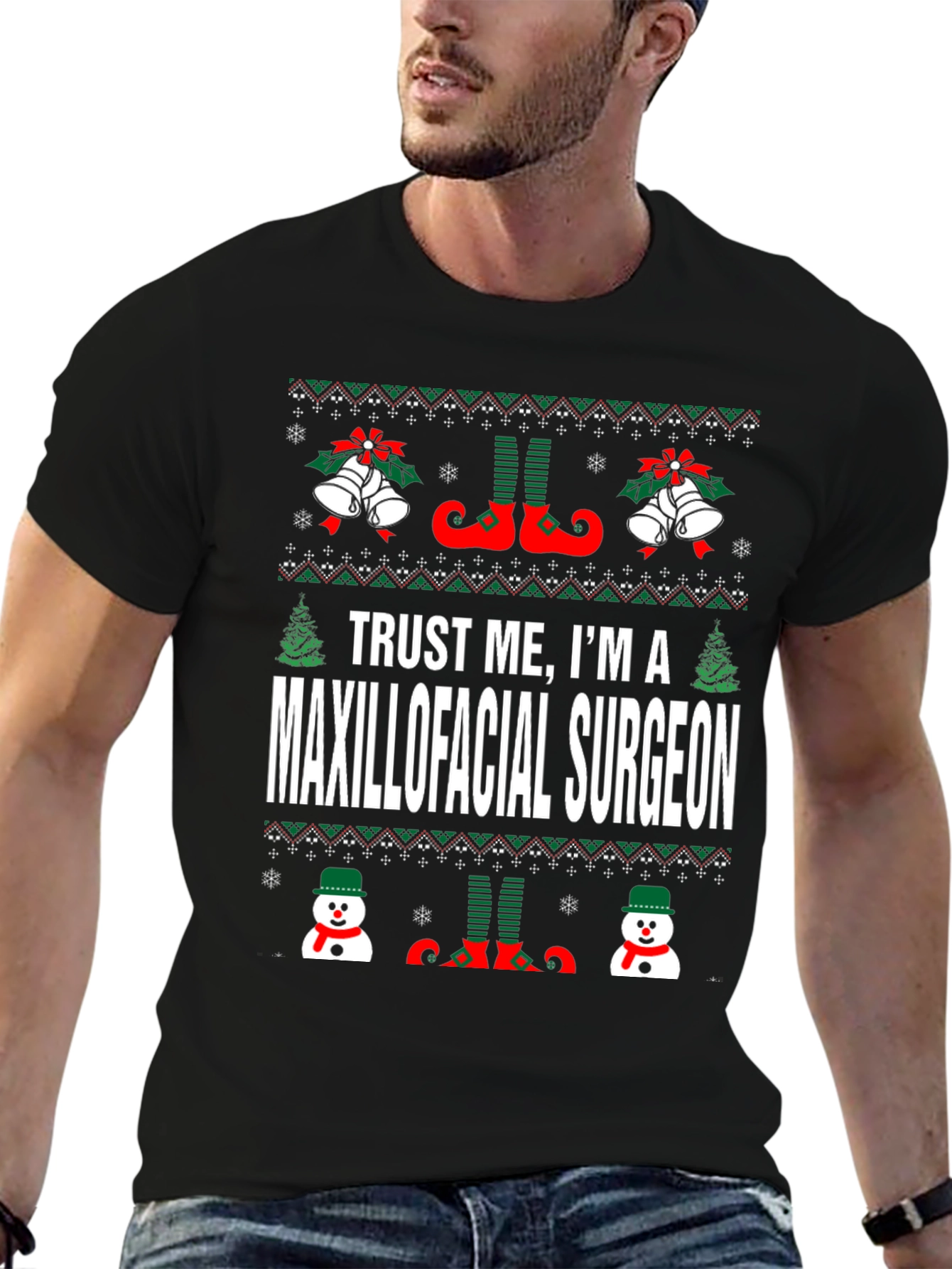 Trust Me Im a Maxillofacial Surgeon Christmas T-Shirt