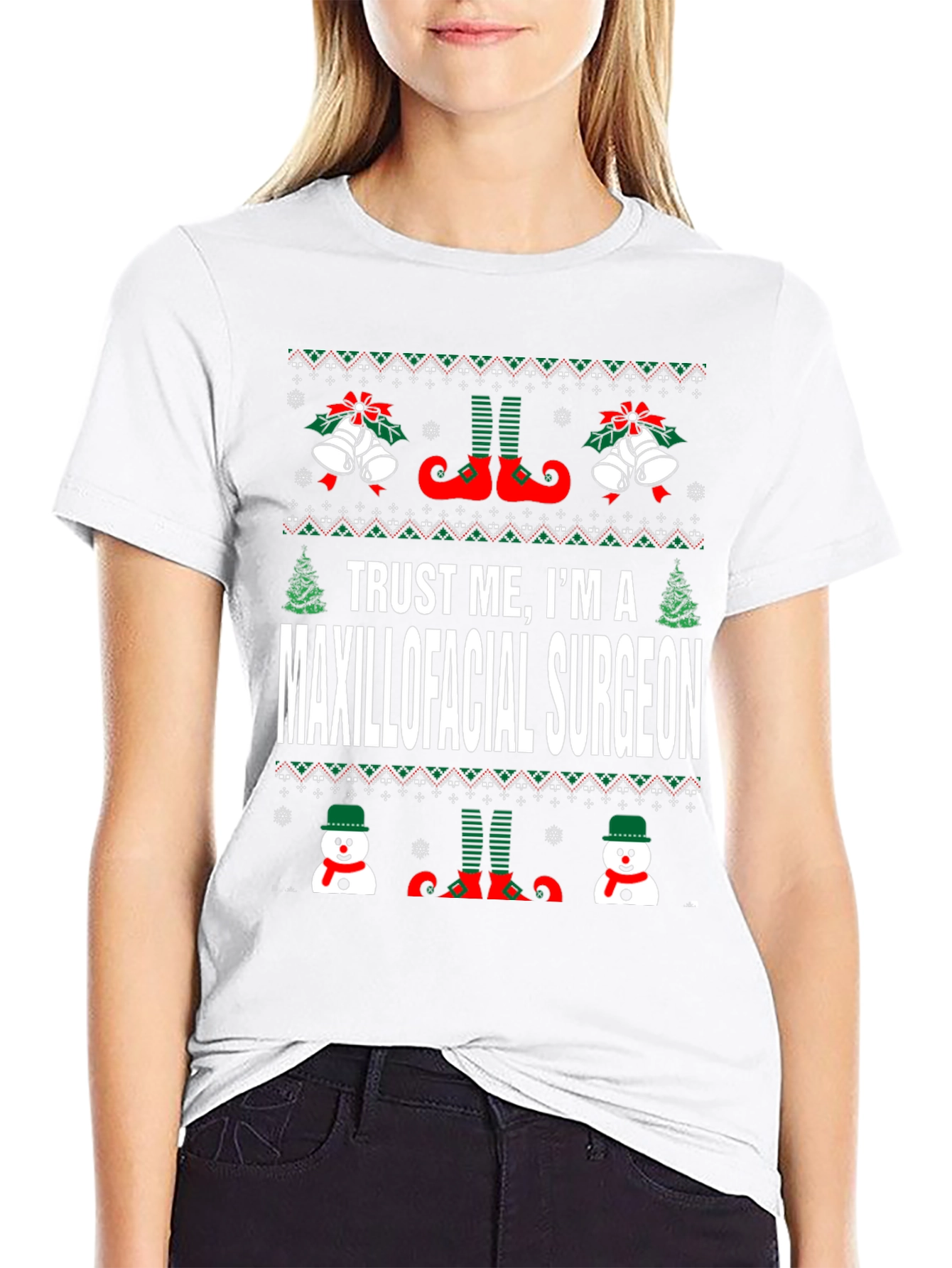 Trust Me Im a Maxillofacial Surgeon Christmas T-Shirt