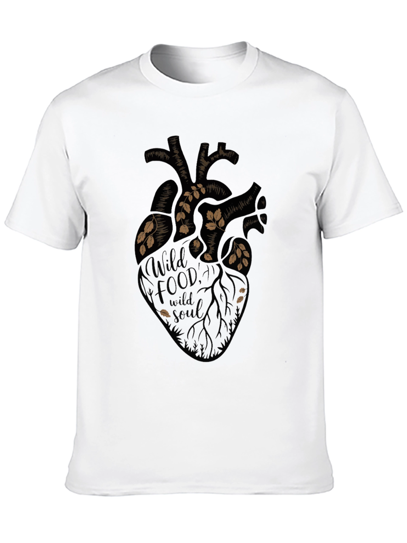 Wild Food Wild Soul Graphic Tee - Black