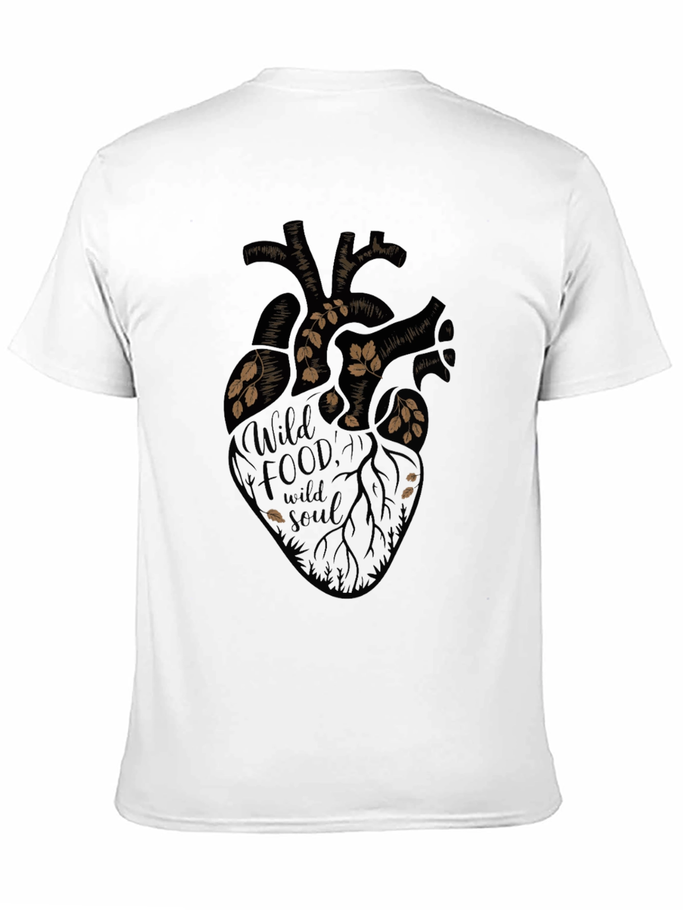 Wild Food Wild Soul Graphic Tee - Black