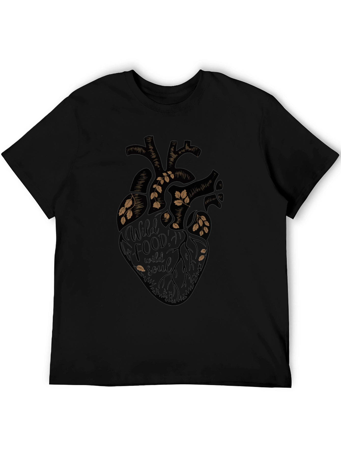 Wild Food Wild Soul Graphic Tee - Black