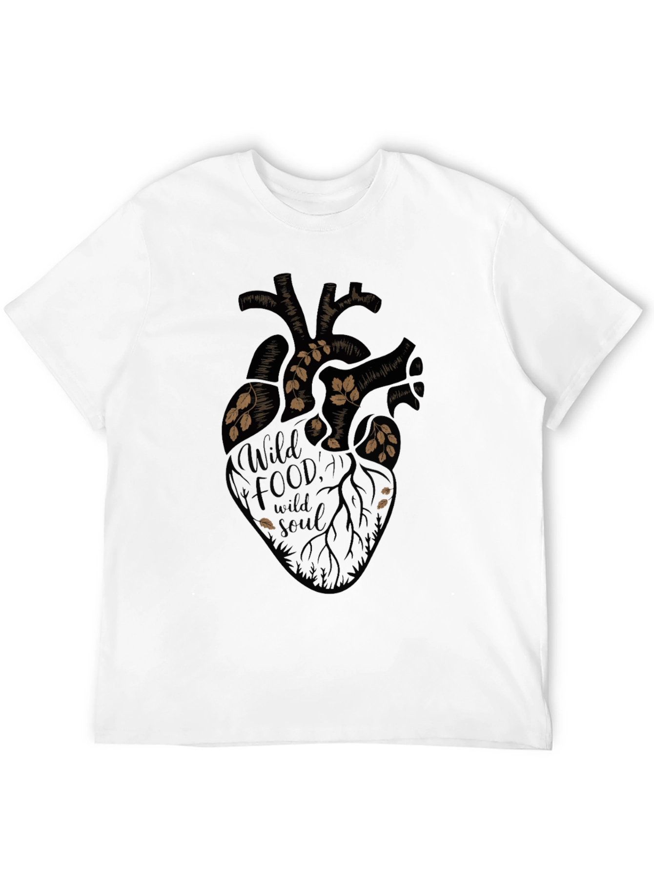 Wild Food Wild Soul Graphic Tee - Black