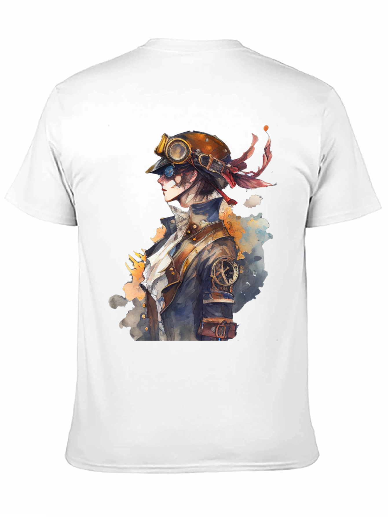 Steampunk Aviator T-Shirt - Retro Style