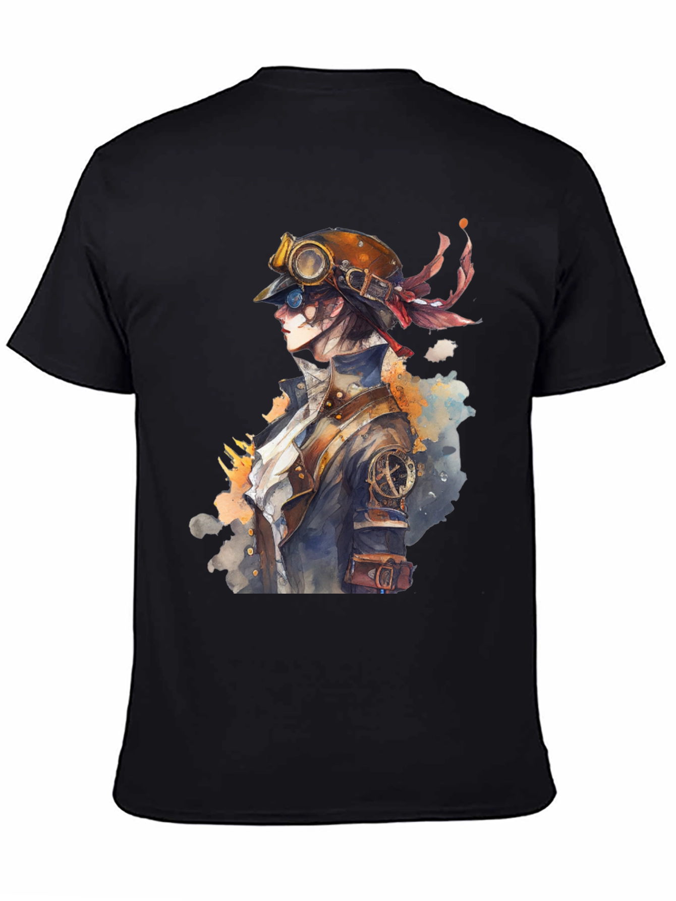 Steampunk Aviator T-Shirt - Retro Style