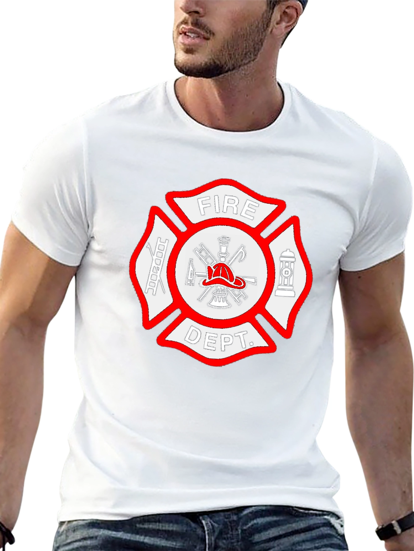 Fire Dept. Graphic Tee - Firefighter Apparel