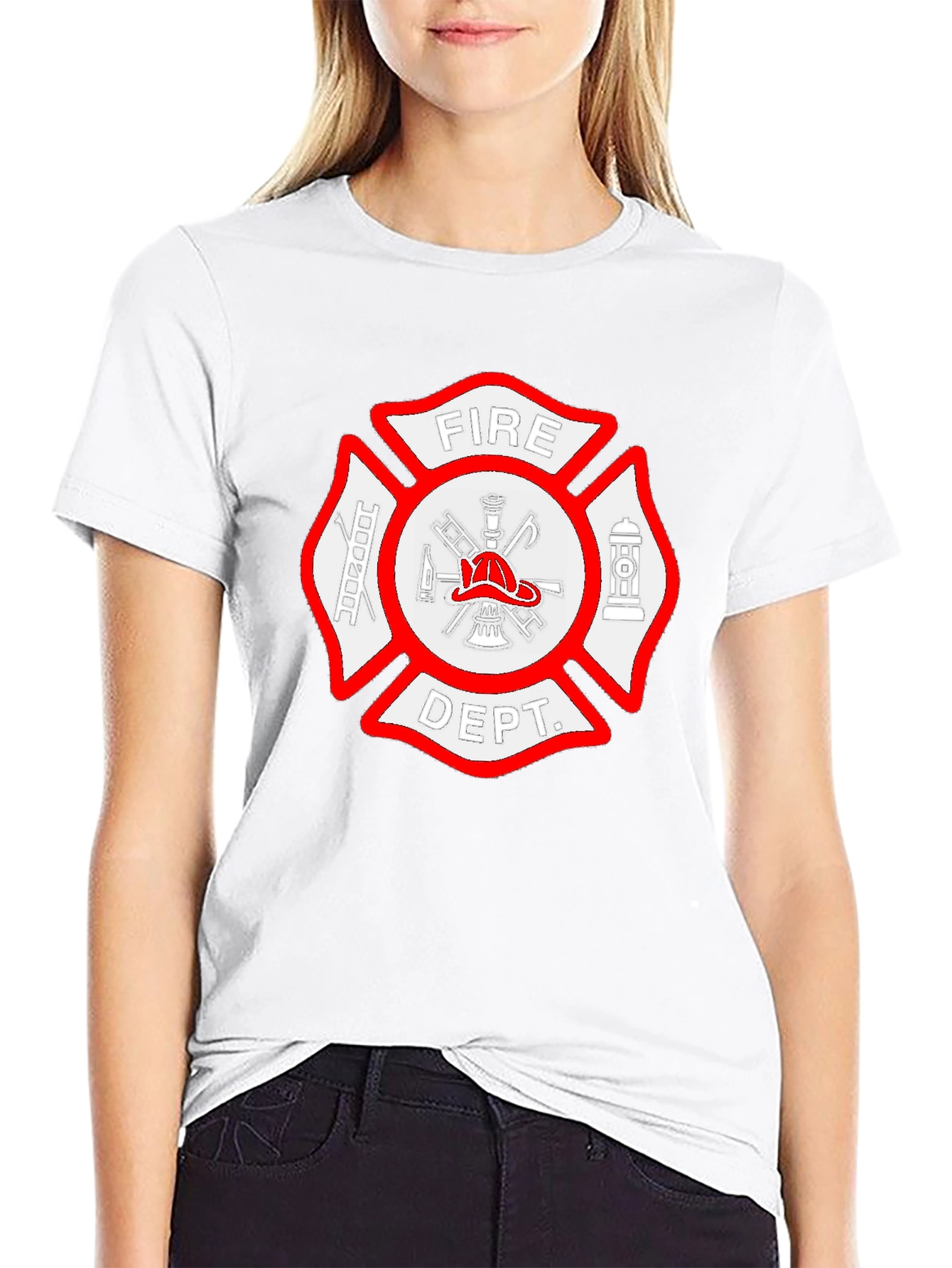 Fire Dept. Graphic Tee - Firefighter Apparel