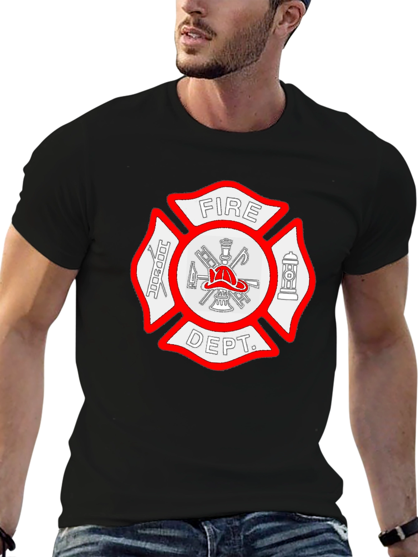 Fire Dept. Graphic Tee - Firefighter Apparel