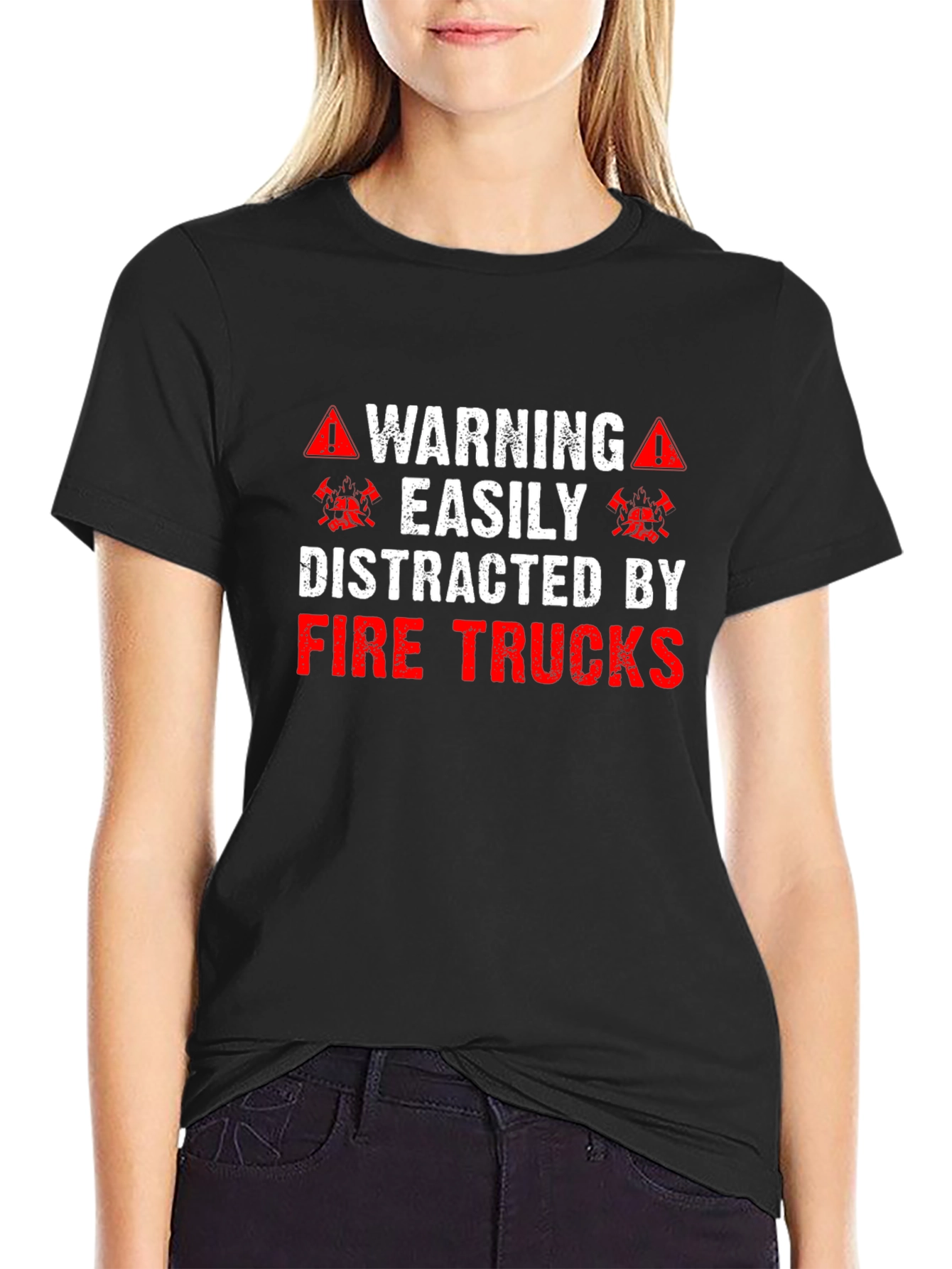 Warning Fire Truck T-Shirt