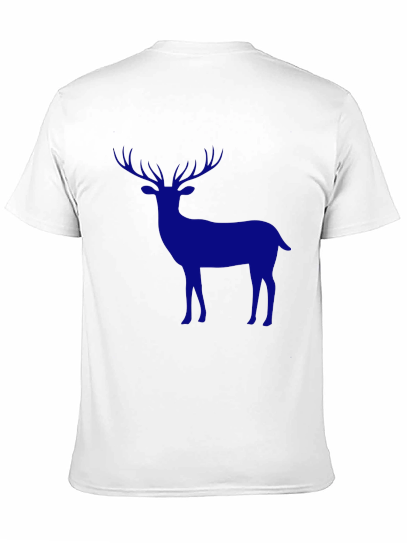 Mens Black Deer Graphic Tee - Classic Fit