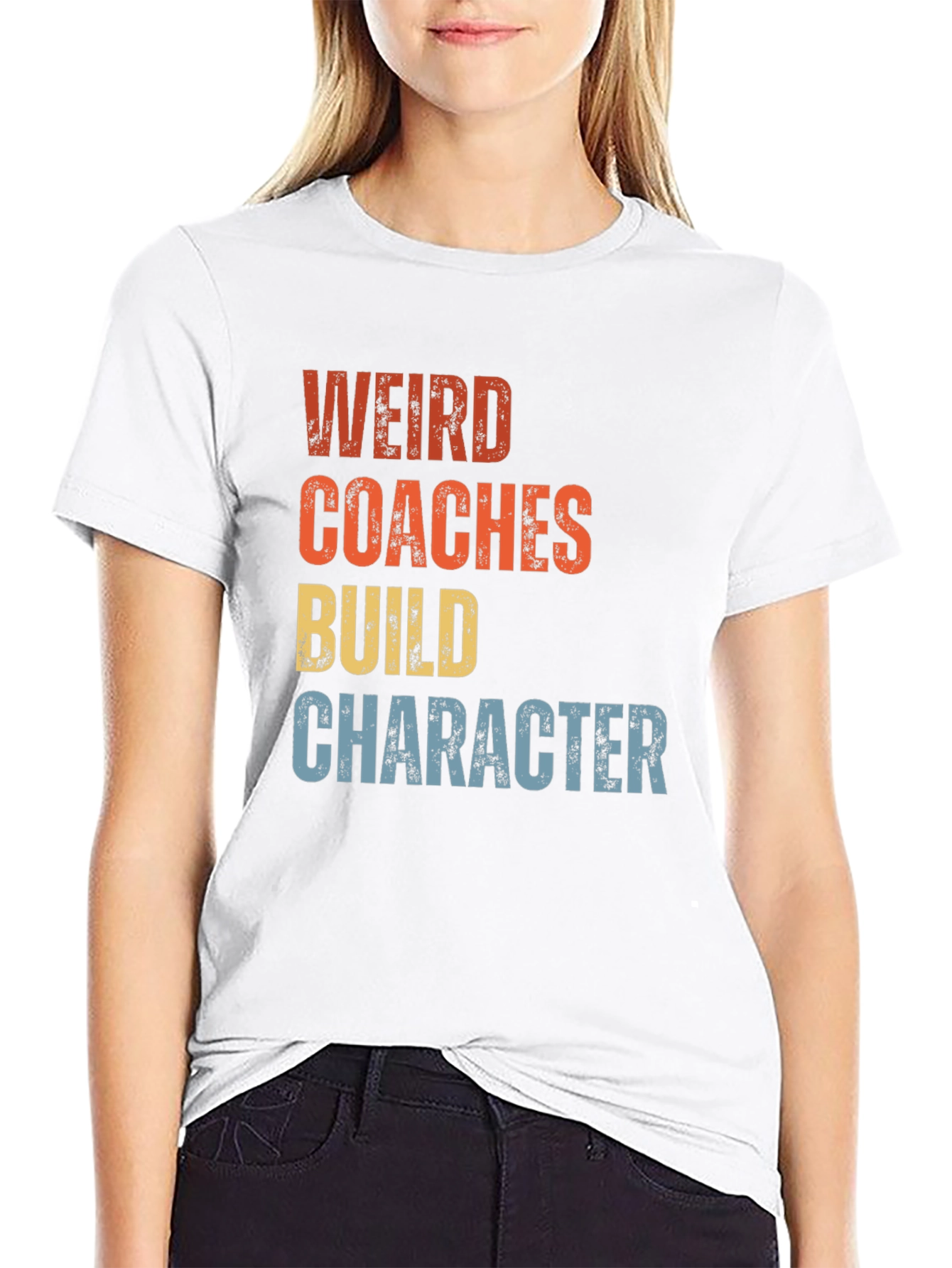 Weird Coaches Build Character Graphic Tee