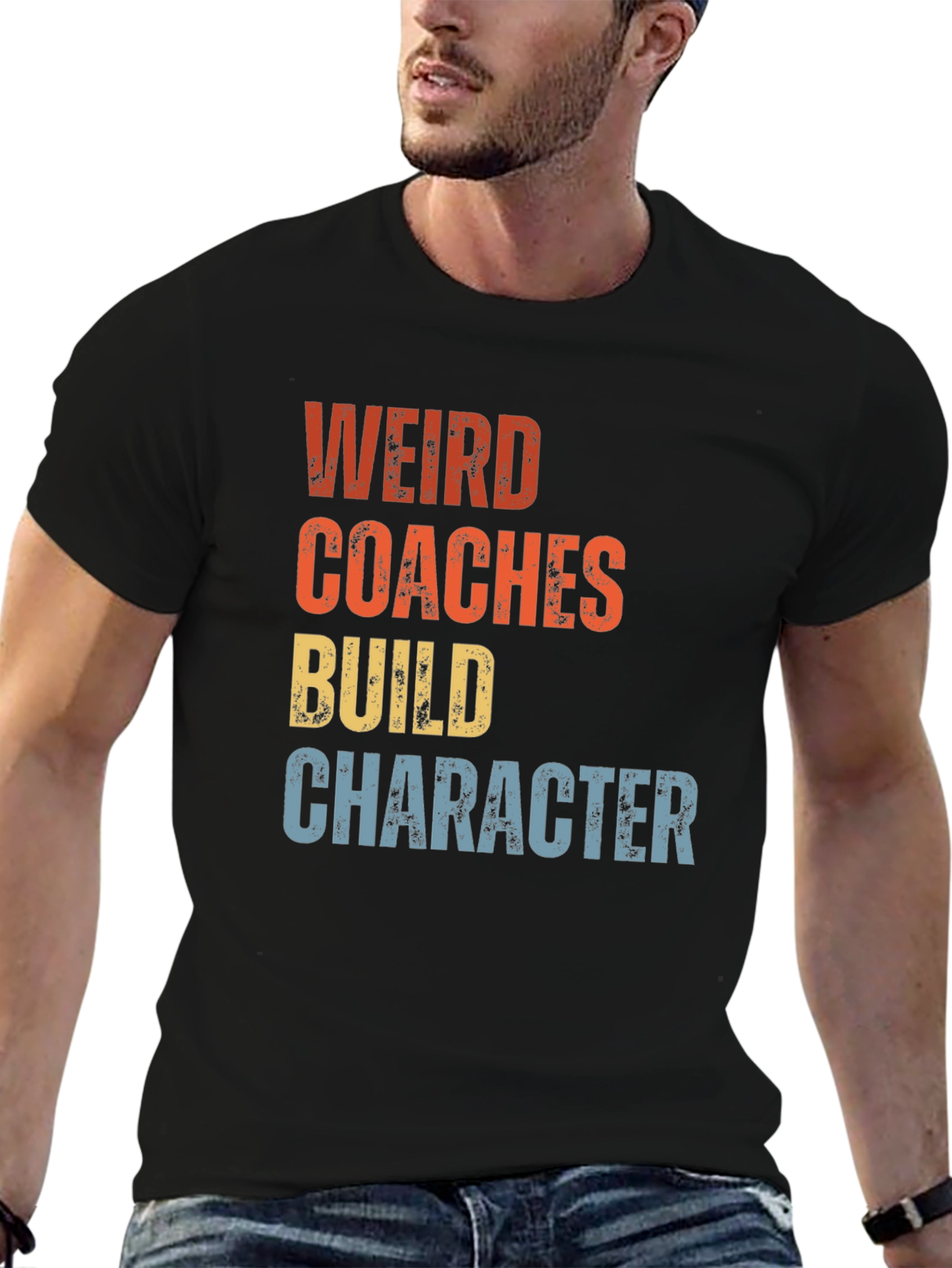 Weird Coaches Build Character Graphic Tee