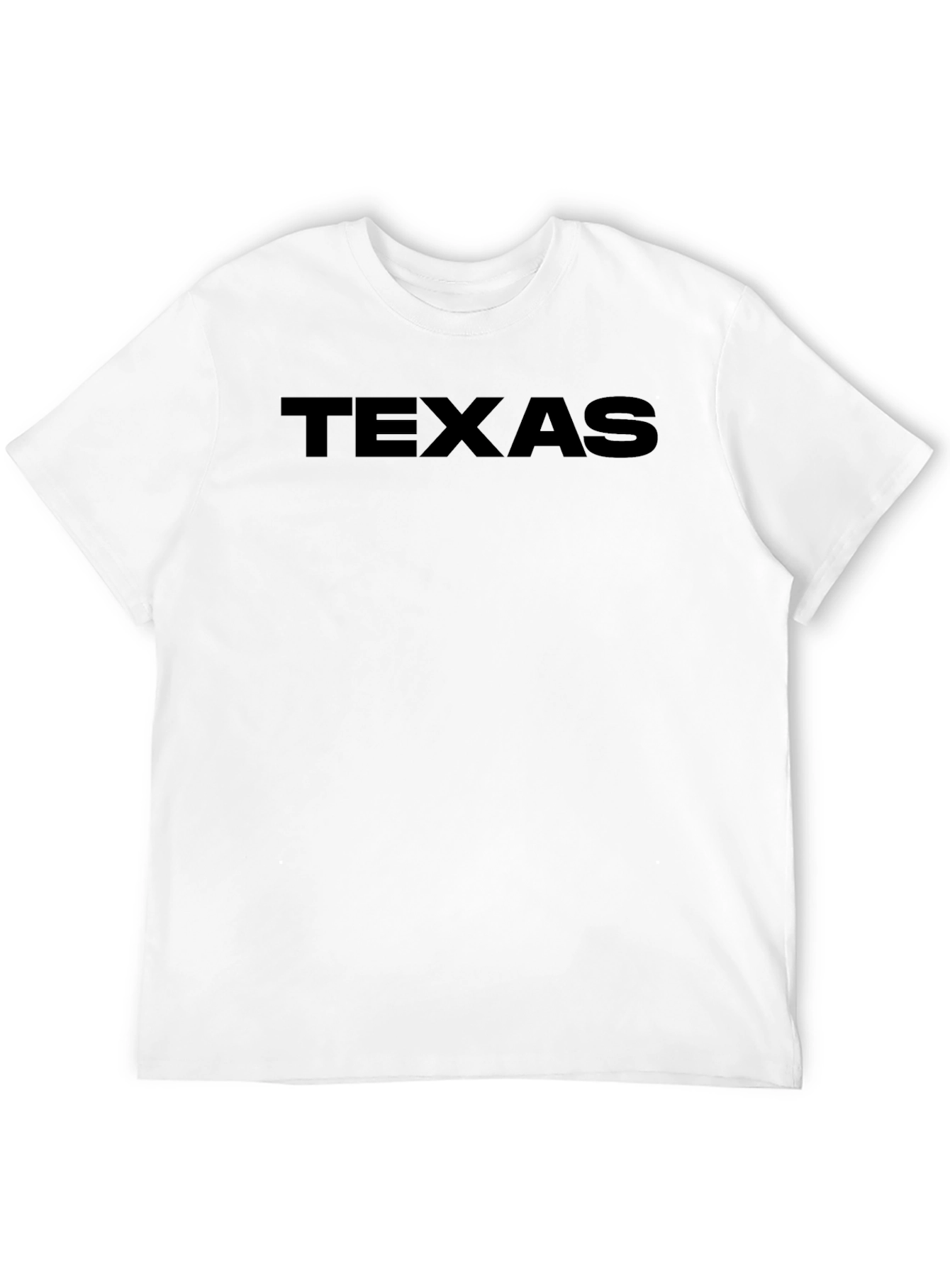 Texas Black Crew Neck T-Shirt