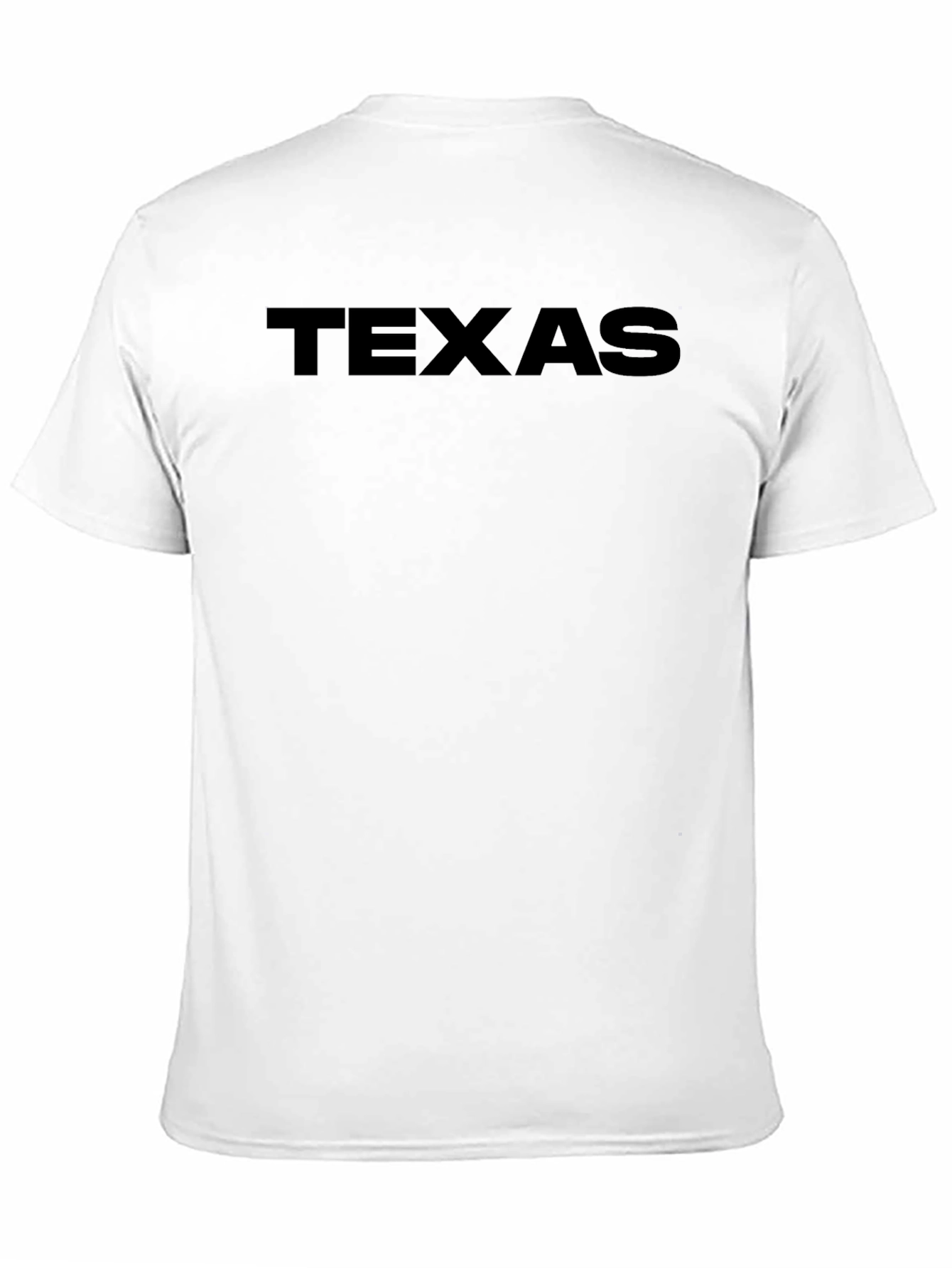 Texas Black Crew Neck T-Shirt