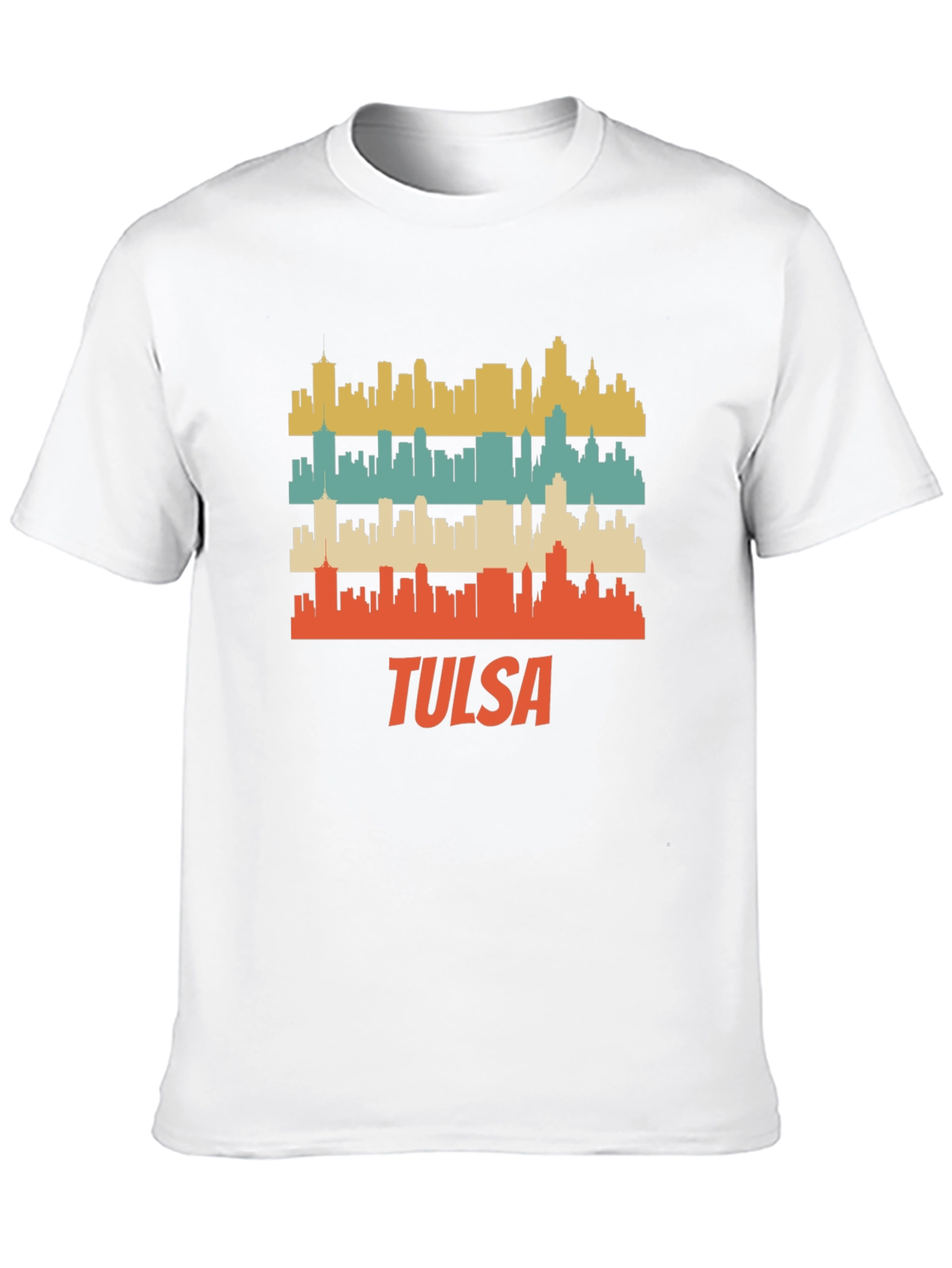 Tulsa Skyline Retro T-Shirt