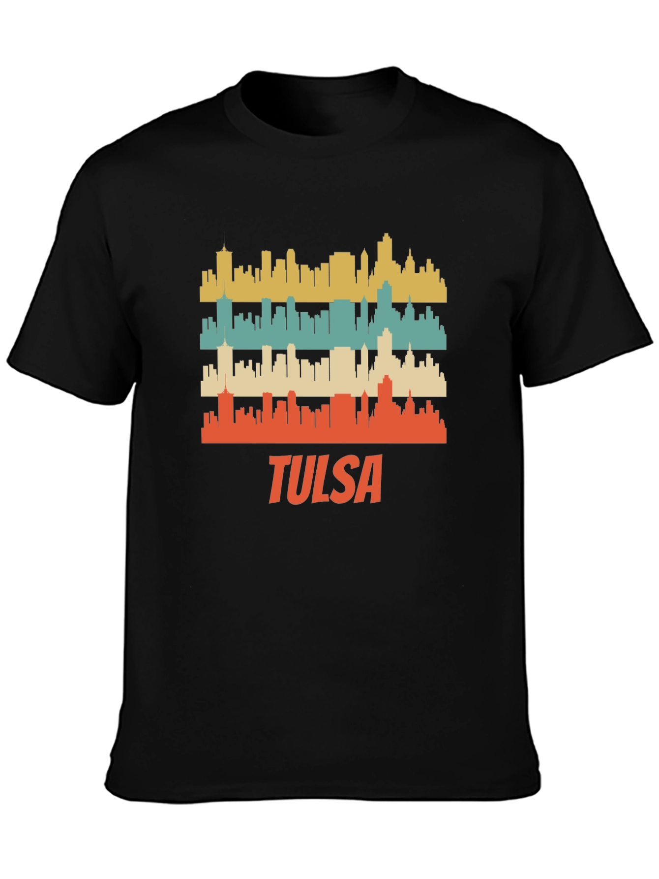 Tulsa Skyline Retro T-Shirt