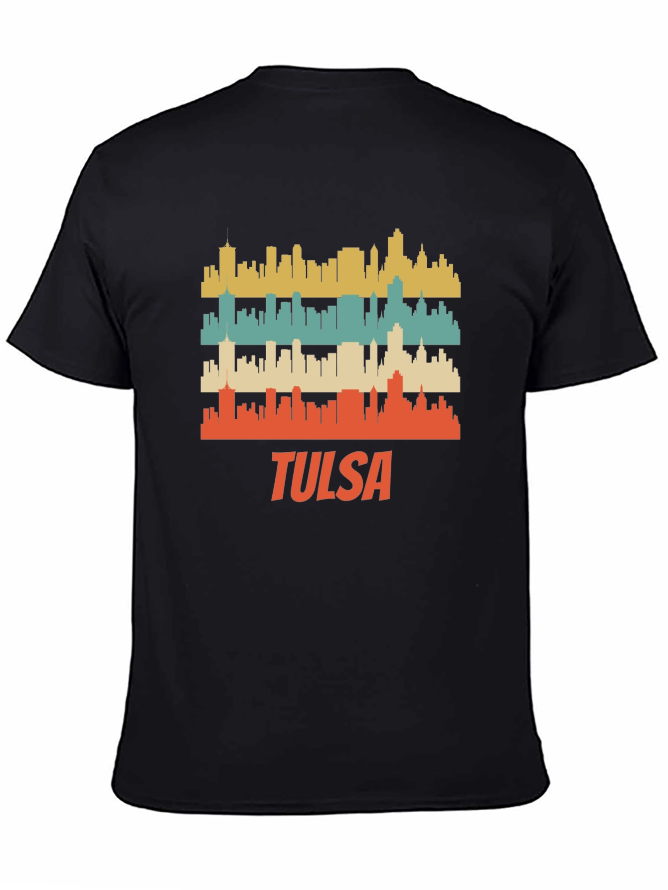 Tulsa Skyline Retro T-Shirt