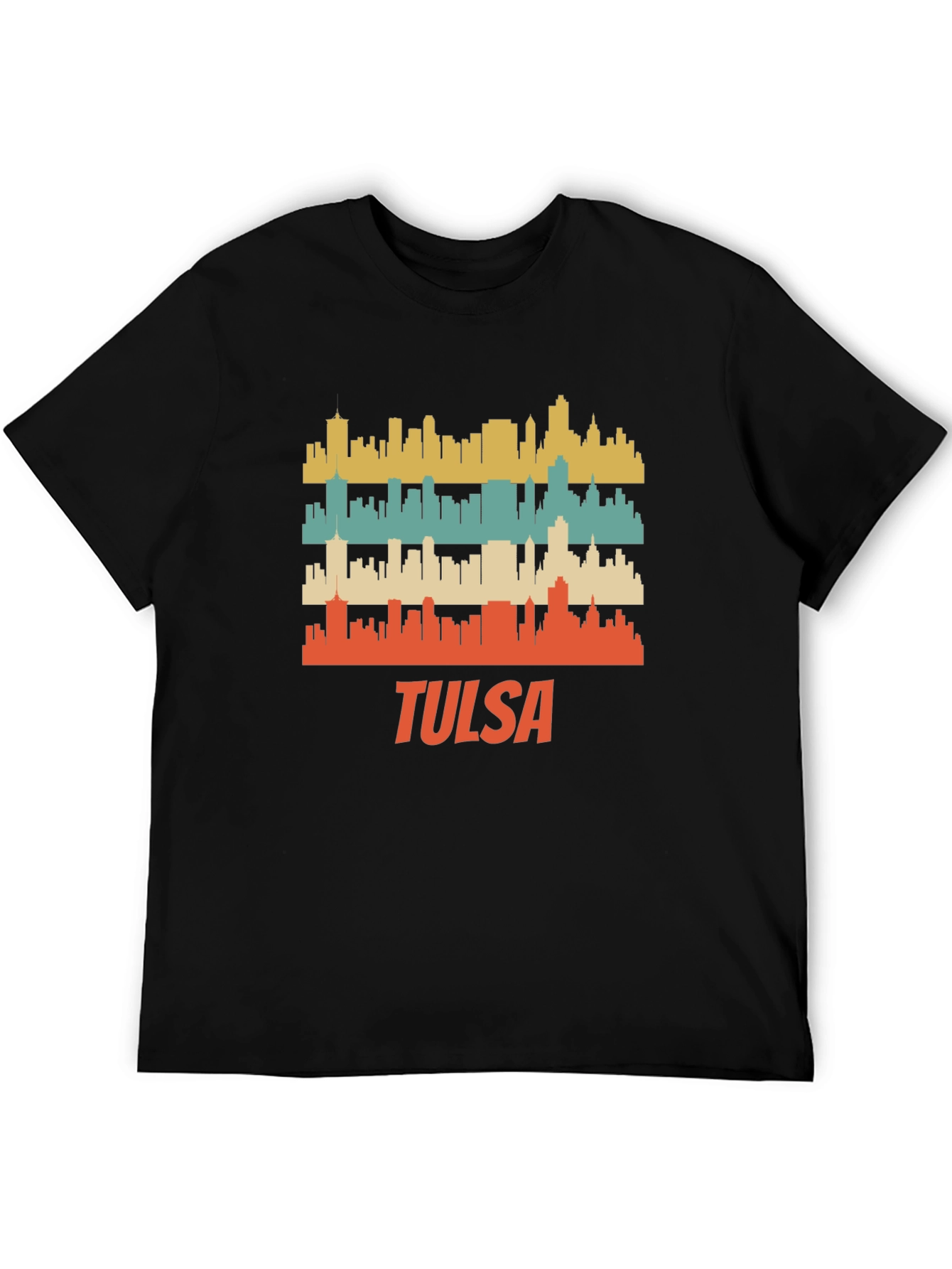 Tulsa Skyline Retro T-Shirt