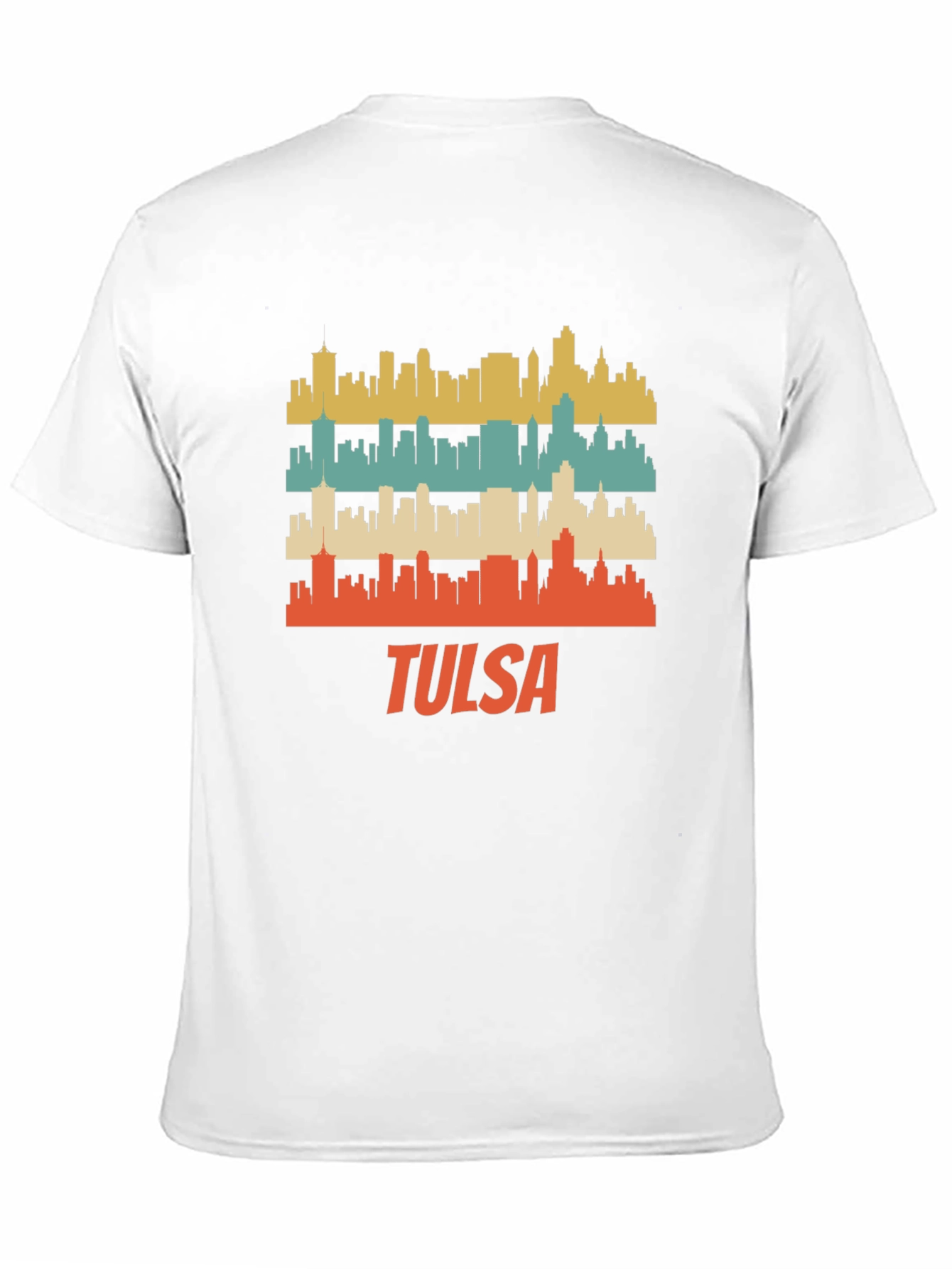 Tulsa Skyline Retro T-Shirt