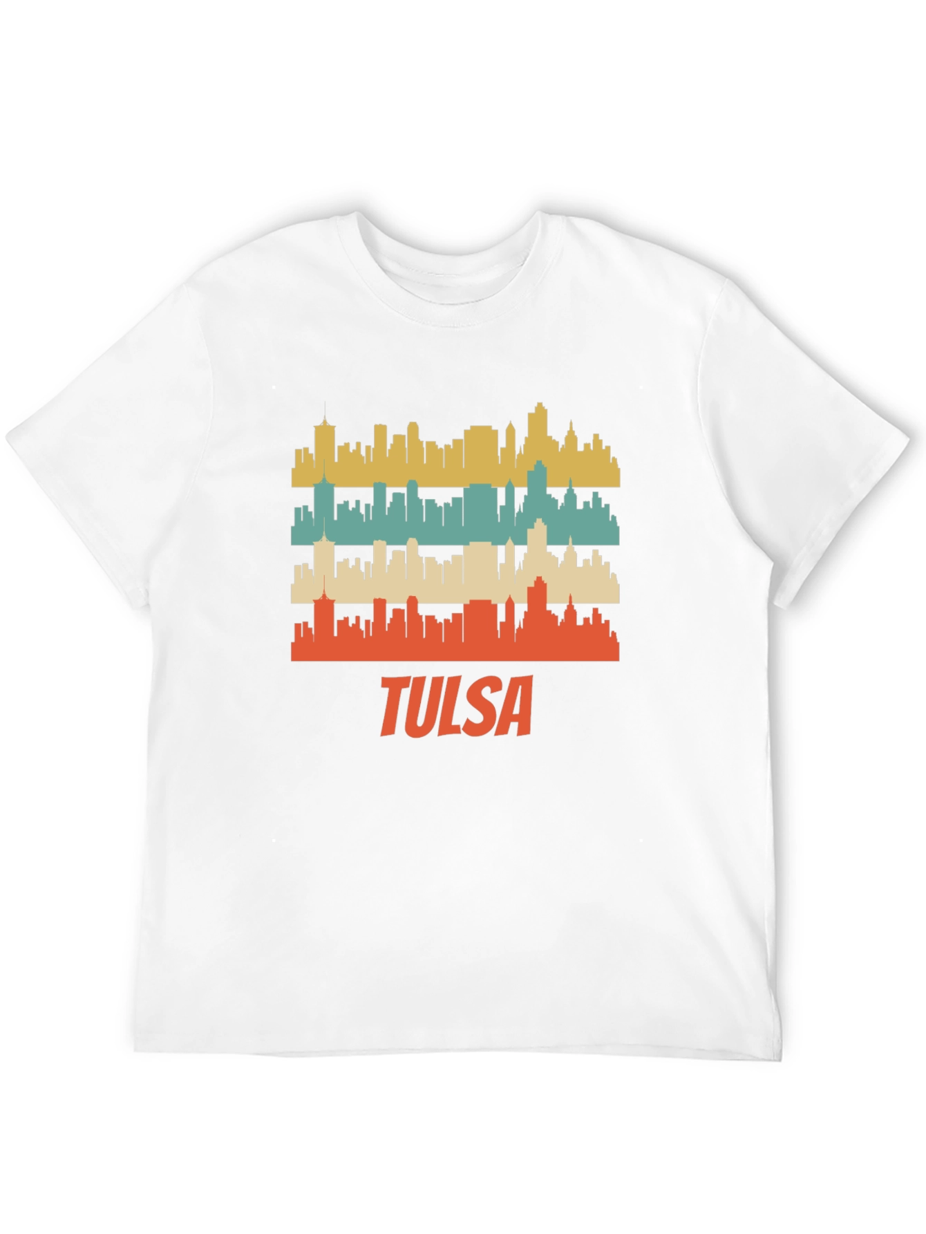 Tulsa Skyline Retro T-Shirt